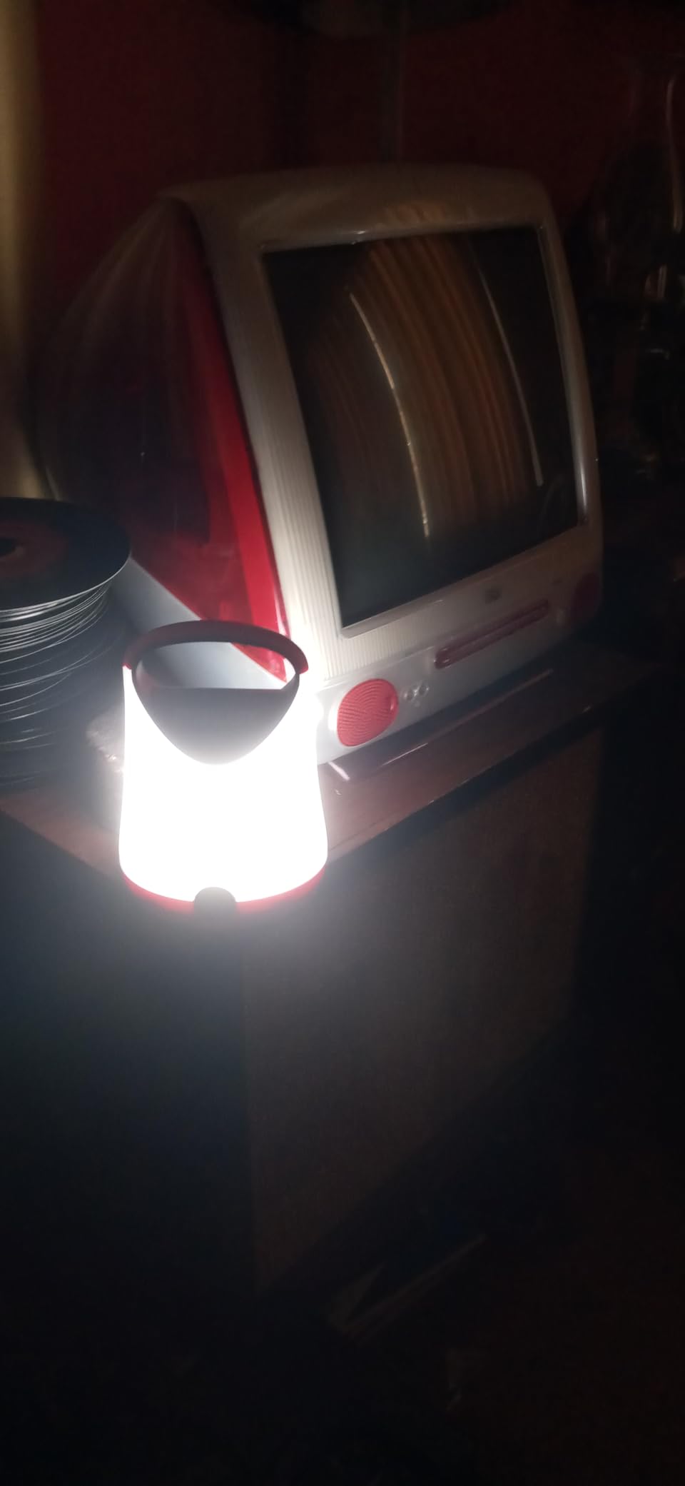 Eveready LED Camping Lantern X-250 (2-Pack), Super Bright Tent Lights, Rugged Water Resistant LED Lanterns, 100 Hour Run-time (Batteries Included), Red and Black customer photo 1
