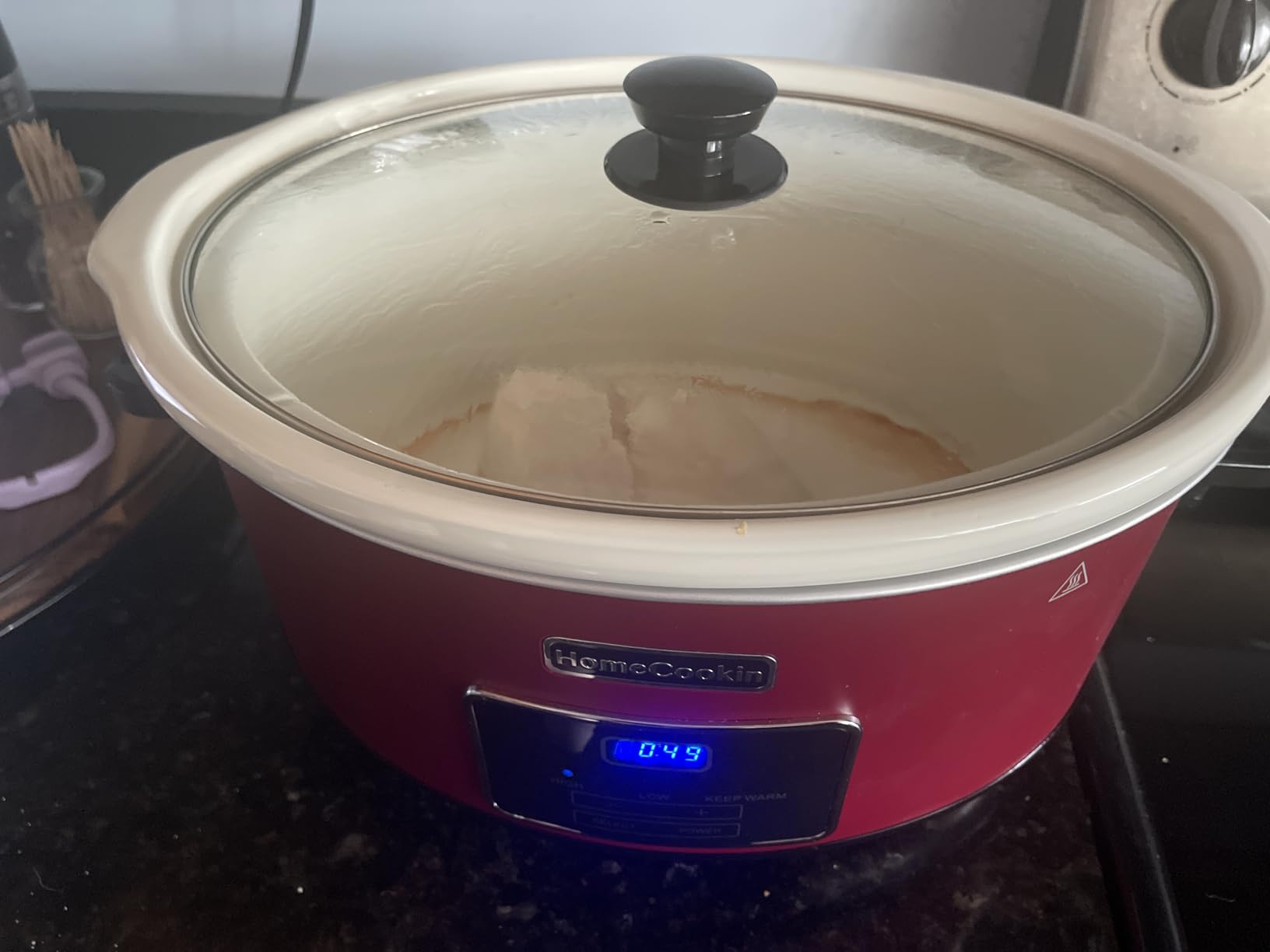 8 Quart Programmable Slow Cooker, Kitchen Appliances, Perfect Kitchen Small Appliance for Family Dinners, Black Stainless Steel customer photo 1