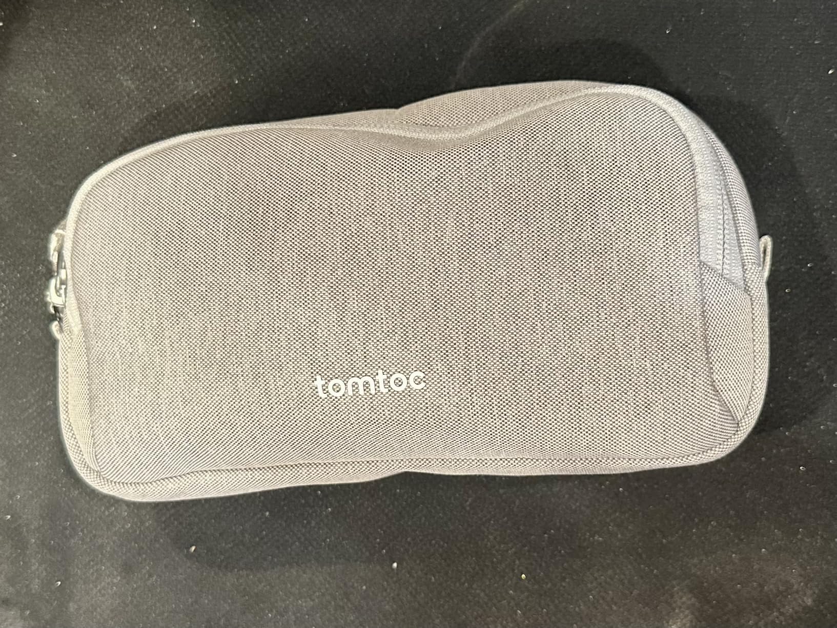 tomtoc Electronic Organizer Travel Case, Water Resistant Dual Compartment Tech Pouch Cable Organization Storage Bag for Charger, Cord, Phone, Hard Drive, Power Bank, Accessories Travel Essentials customer photo 1