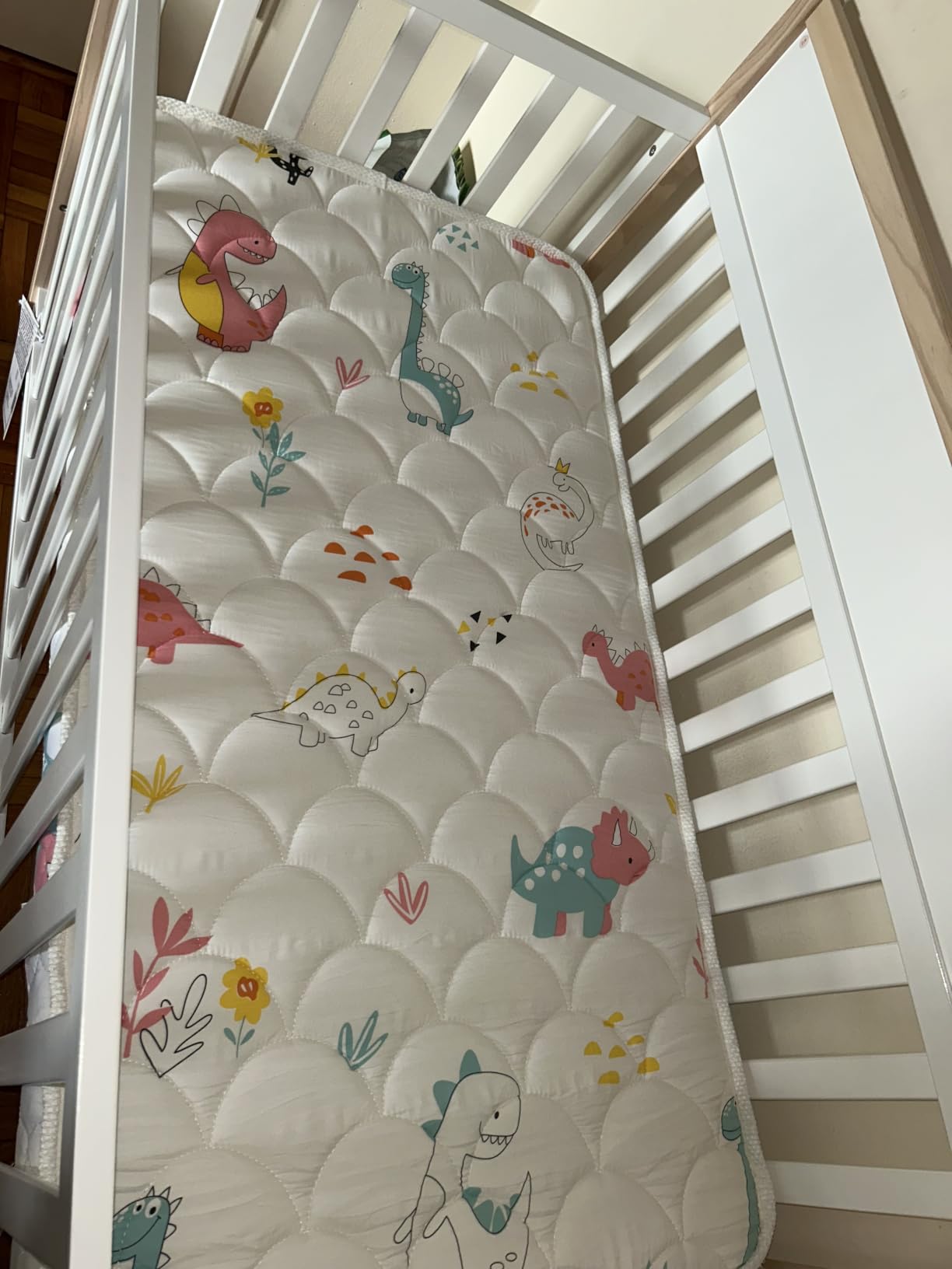 Dream On Me Owen 5-in-1 Convertible Full Size Baby Crib, GREENGUARD Gold | 3 Adjustable Height, Converts to Toddler, Day and Full Size Bed, BSA Verified, ASTM/CPSC Tested, Wooden X-base, Matte Black customer photo 1
