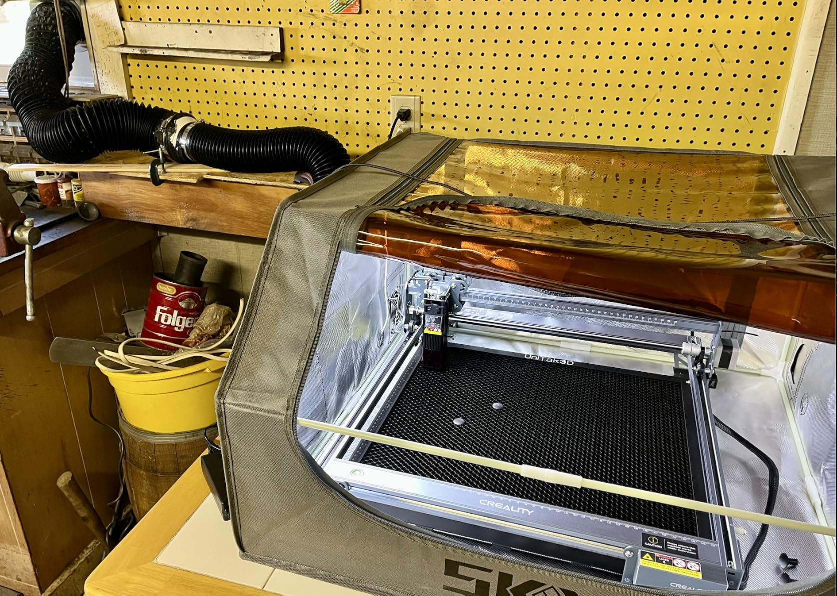 Creality Falcon 10W Laser Engraver Machine, 0.06mm High Precision Laser Engraving Machine 72W Laser Cutter and Engraver Machine for Wood Metal Acrylic Leather, 15.7