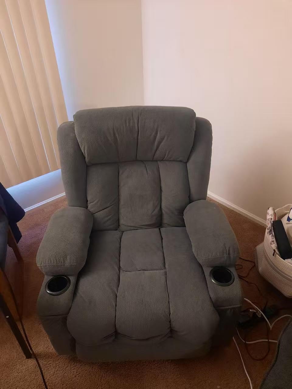 BOSMILLER Power Lift Recliner Chair for Elderly with Vibration Massage and Lumbar Heating Electric Oversized Single Sofa with Cup Holder and USB Charge Port for Living Room customer photo 2