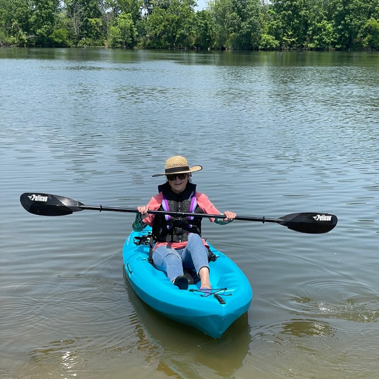 Pelican - Poseidon Paddle - Aluminum Shaft with Reinforced Fiberglass Blades - Lightweight, Adjustable Kayaks Paddles customer photo 2