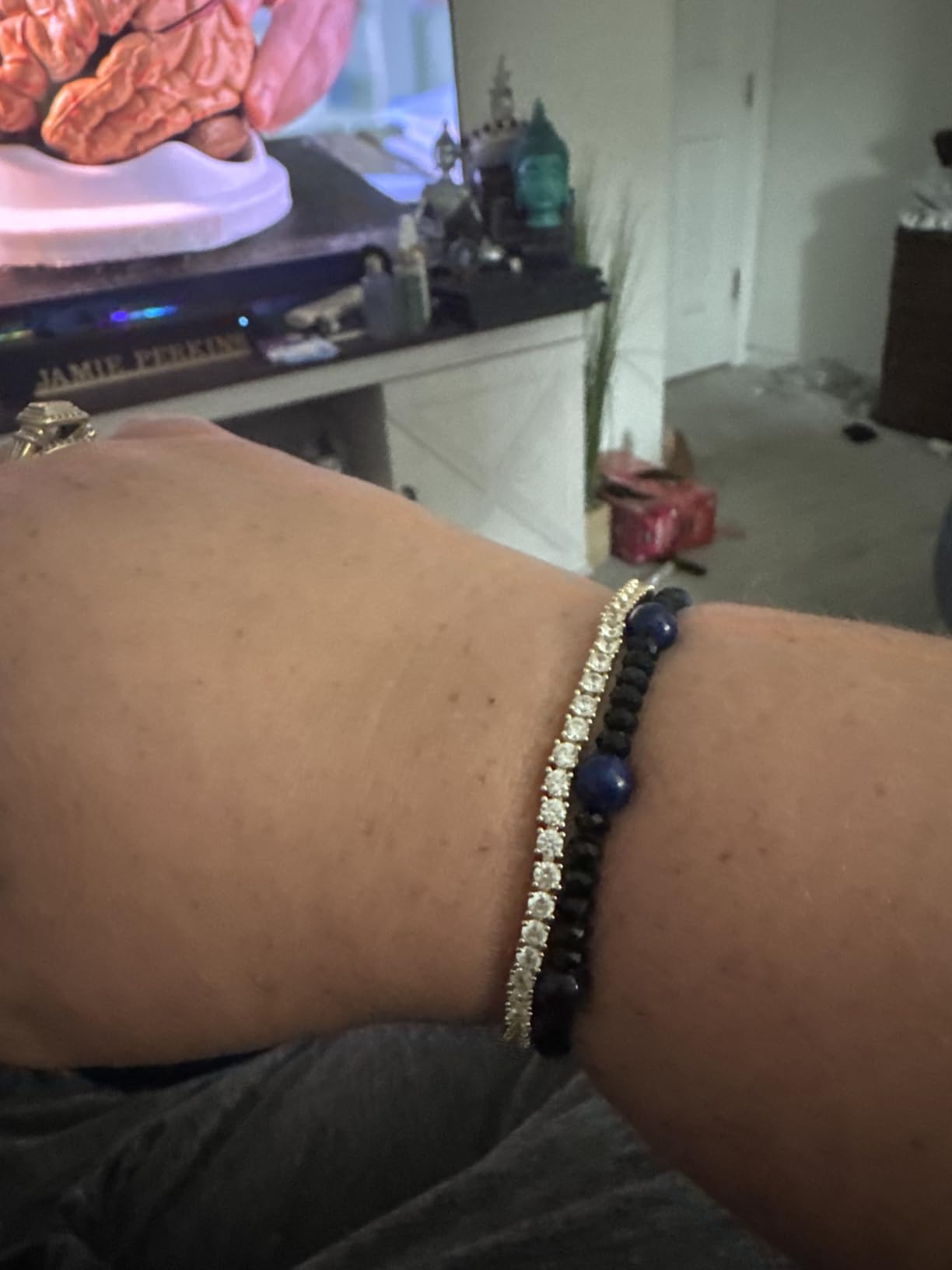 Tennis Bracelet, Gold Plated, 2mm/3mm, 5.5-8