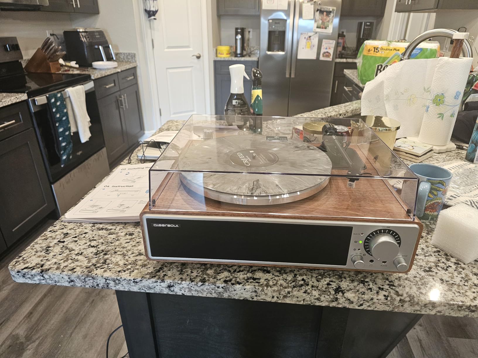 ONE-Q All-in-one Vinyl Record Player with Bluetooth 5.4 customer photo 1