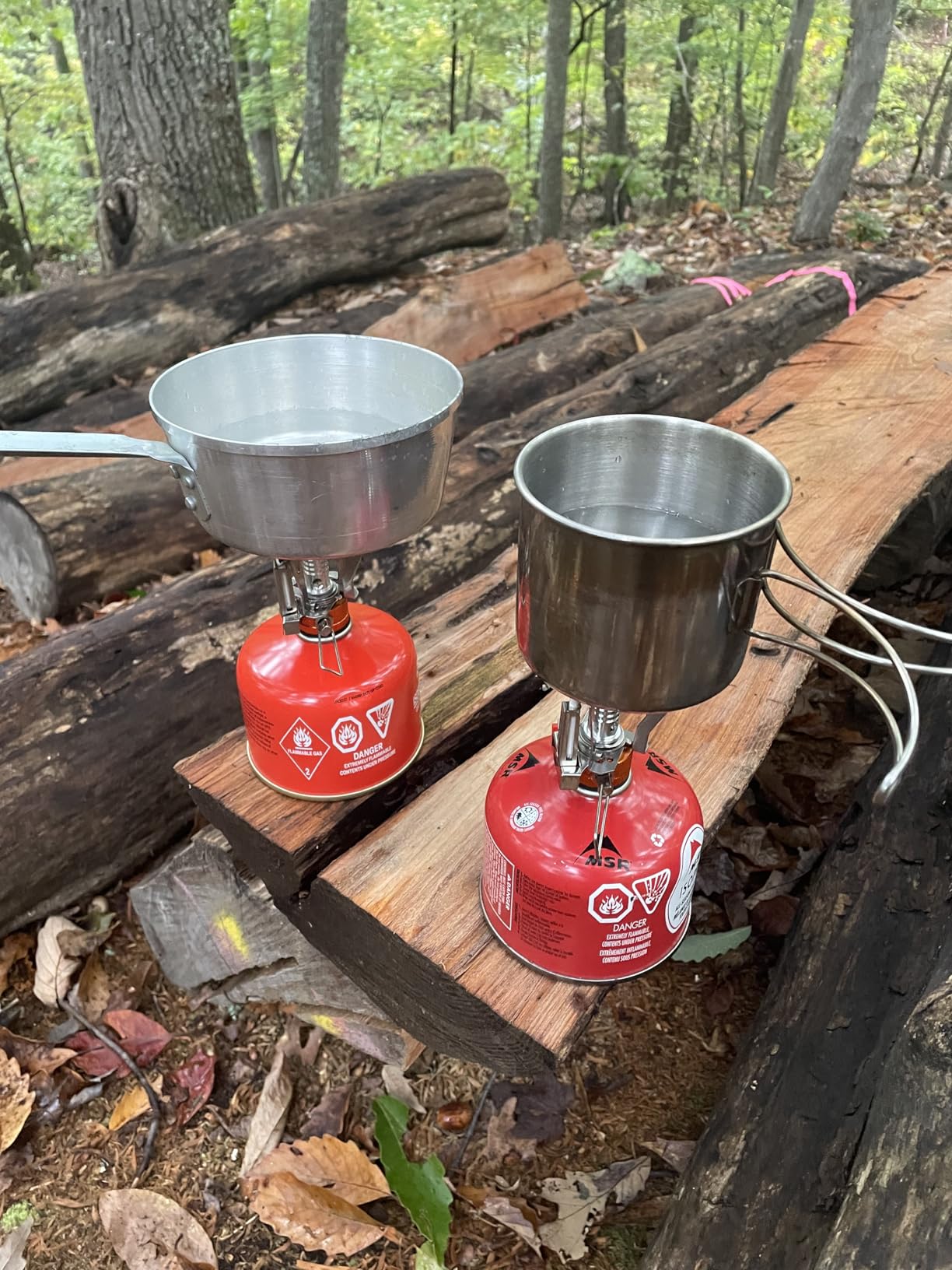 Portable Camping Stove Backpacking Stove, Specialized Hiking Stove Camping Stove with Piezo Ignition Stable Support Wind-Resistance, Camp Stove for Outdoor cooking Camping Hiking Adventure Cooking customer photo 1
