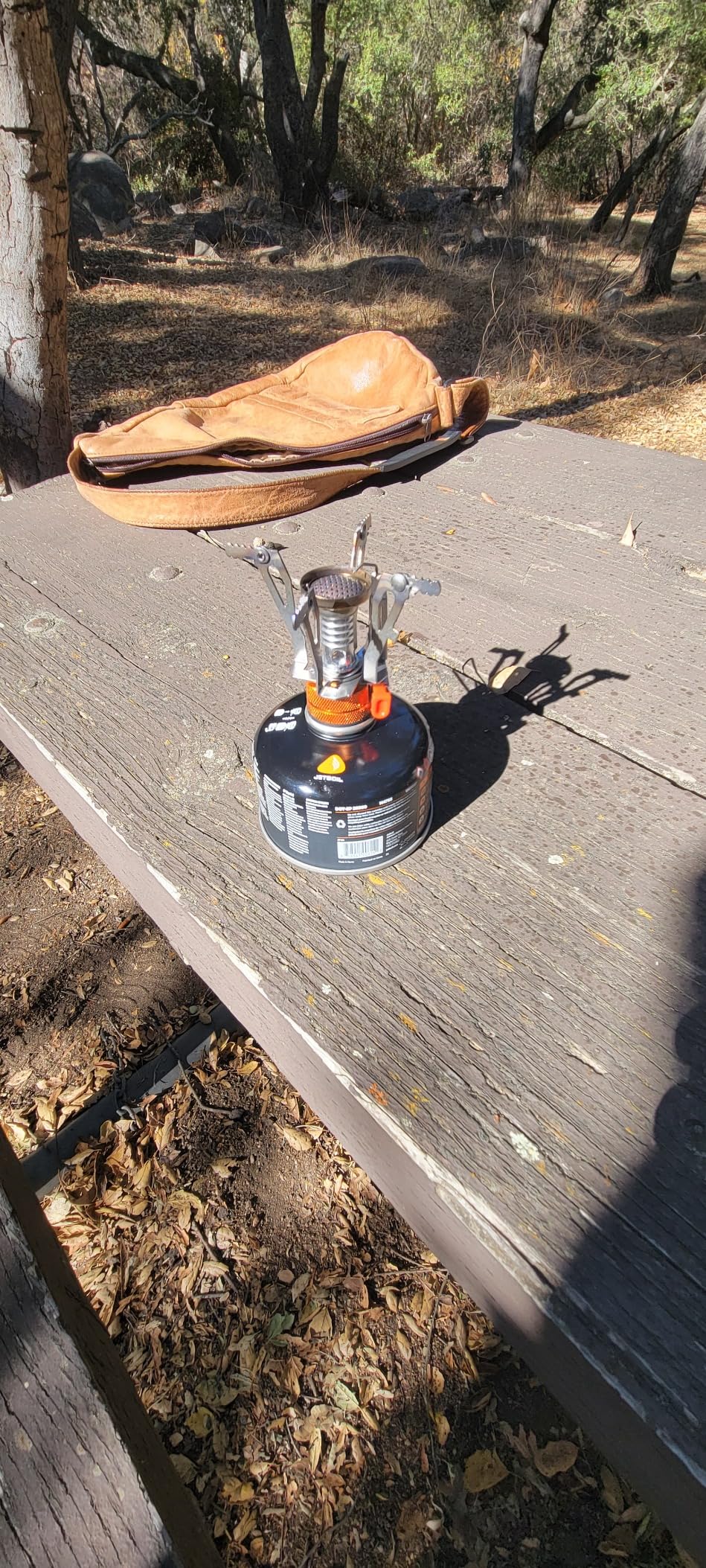 Portable Camping Stove Backpacking Stove, Specialized Hiking Stove Camping Stove with Piezo Ignition Stable Support Wind-Resistance, Camp Stove for Outdoor cooking Camping Hiking Adventure Cooking customer photo 2