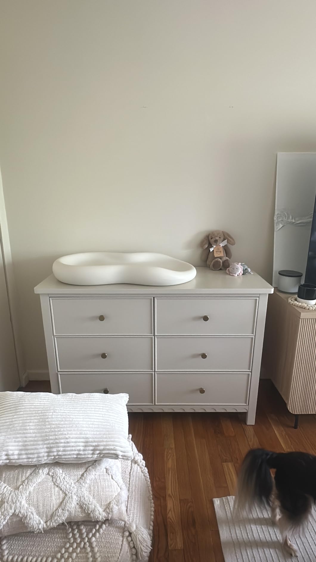 Graco Sasha 6 Drawer Dresser, Sage | GREENGUARD Gold Certified, Removable Bookshelves, Nursery & Kids Bedroom Wood Dresser, Spacious Storage, Interlocking Drawers customer photo 2