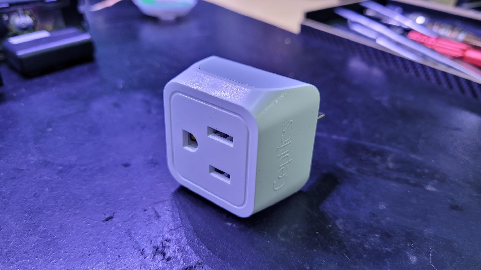 Ceptics 5 in 1 Universal Travel Adapter, 2 USB-A + 2 USB-C, 4 Plug Outputs | Universal Power Adapter, Type A, C, G, I Output, Universal Socket, 3.5A USB output, Charge Mobiles, Laptops & Camera chargers customer photo 1