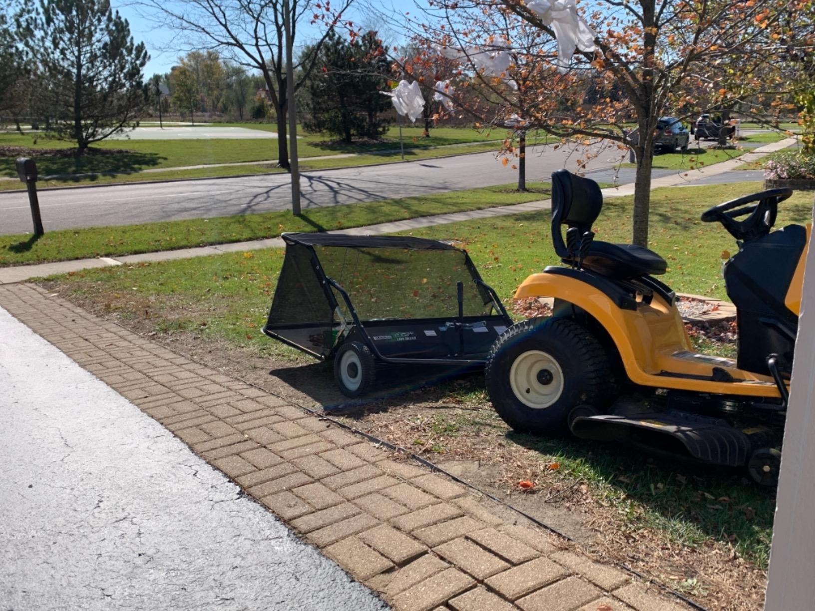 Yard Commander 48-Inch Tow-Behind Lawn Sweeper customer photo 1