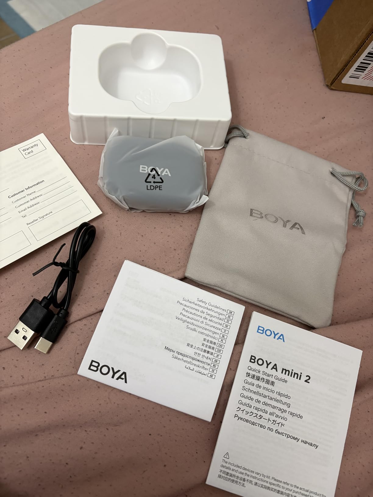 BOYA mini 2 Wireless Lavalier Microphones for iPhone 15/16/17 & Android, AI Noise Cancellation, App Control, 30H Battery Life with Charging Case, Lapel Microphone Wireless for Video Recording Vlogging customer photo 2