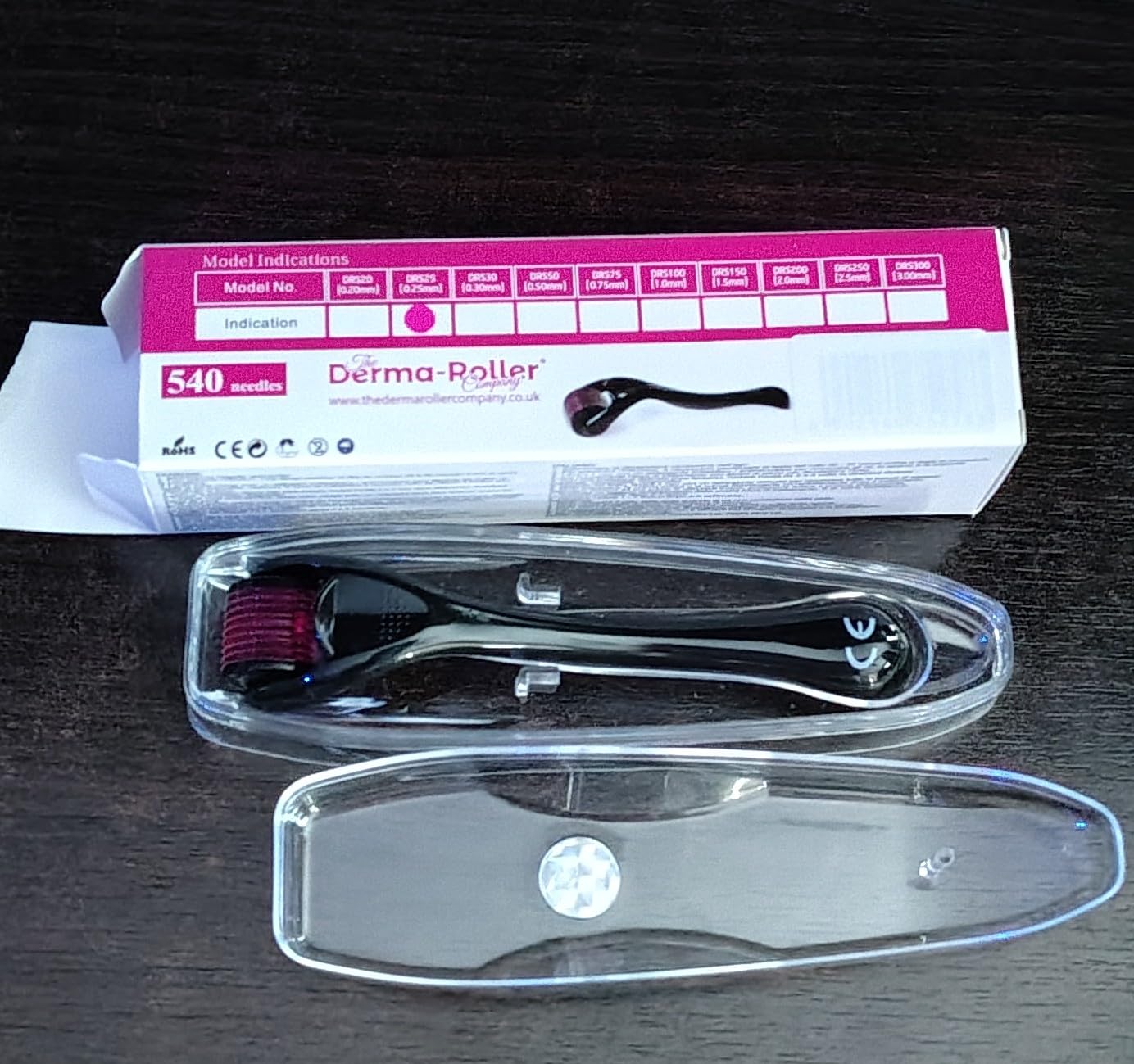 Boolavard Derma Roller Microneedle Roller for Face with 3 Different Size(0.2mm, 0.25mm, 0.3mm) Beard Roller, Hair Face Skin Micro Needle Face Roller Scalp Roller customer photo 1
