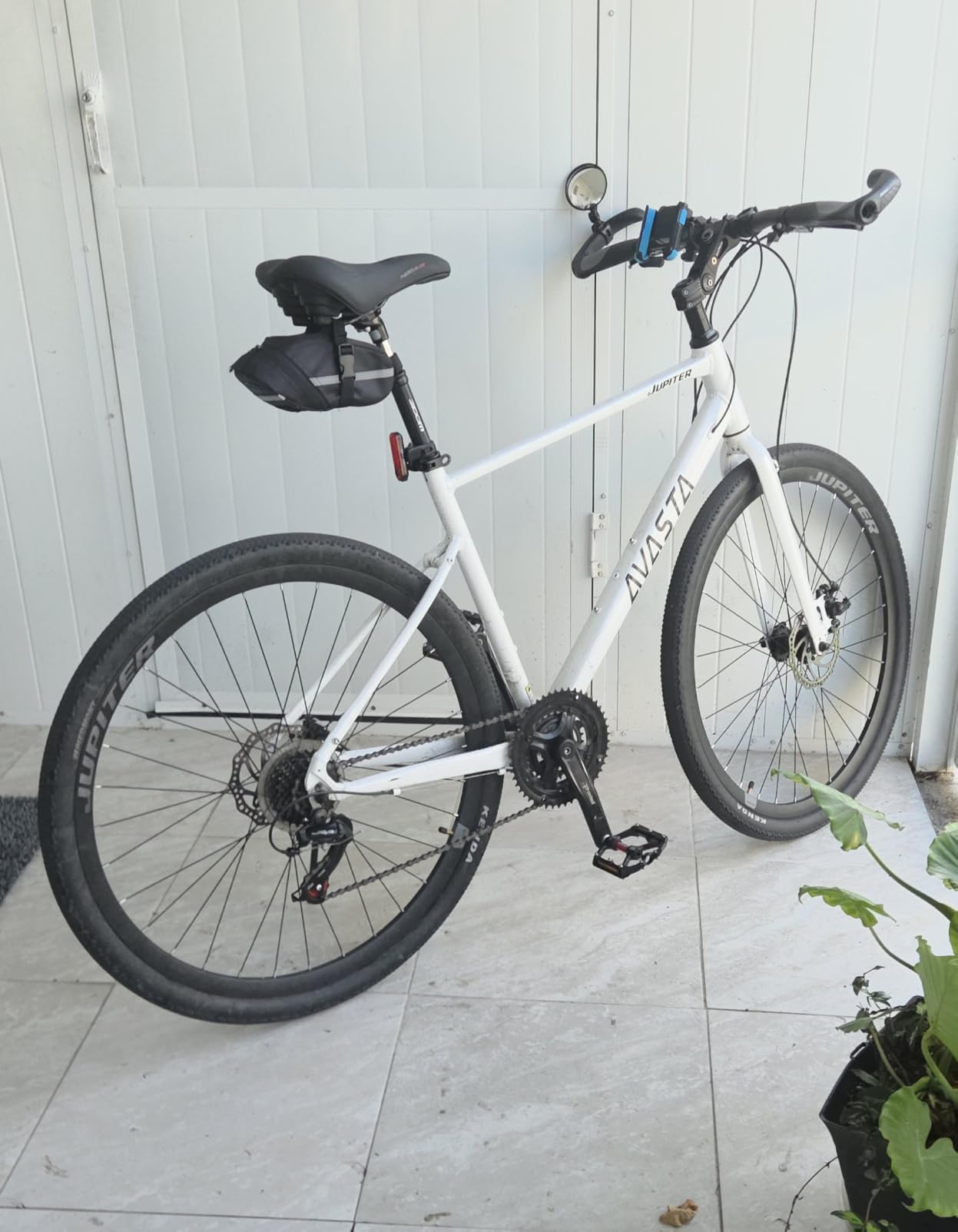 Jupiter 700C Road Adult Step-Over Hybrid Cycling Bike Bicycle, Aluminum Frame, 21-Speed, Dual Disc Brakes, Multpile Colors for Men Woman Male Female customer photo 2