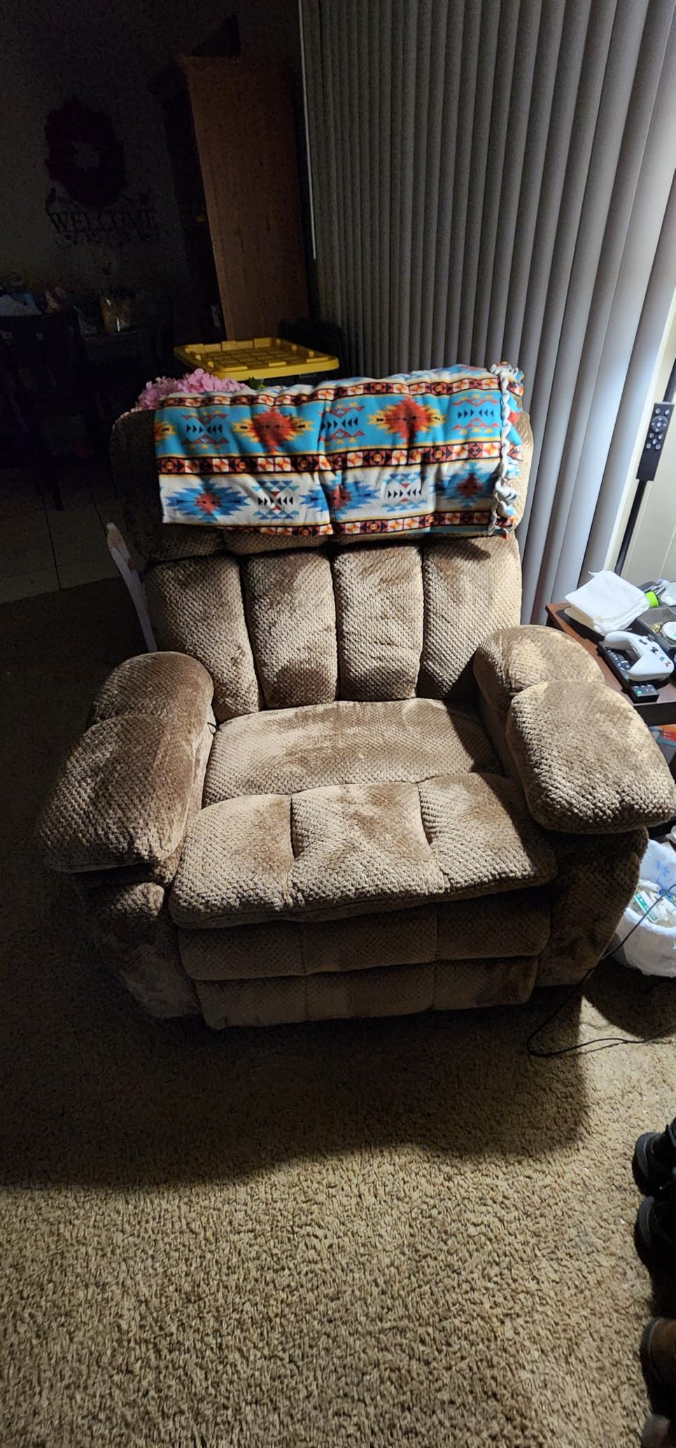 Oversized Power Lift Recliner Chair with Adjustable Headrest for Elderly, Dual Motor Lay Flat Recliner Chair with USB Port, Type C, Big and Tall Recliner with Massage & Heat, Cup Holders, Arm Storage, Brown customer photo 2