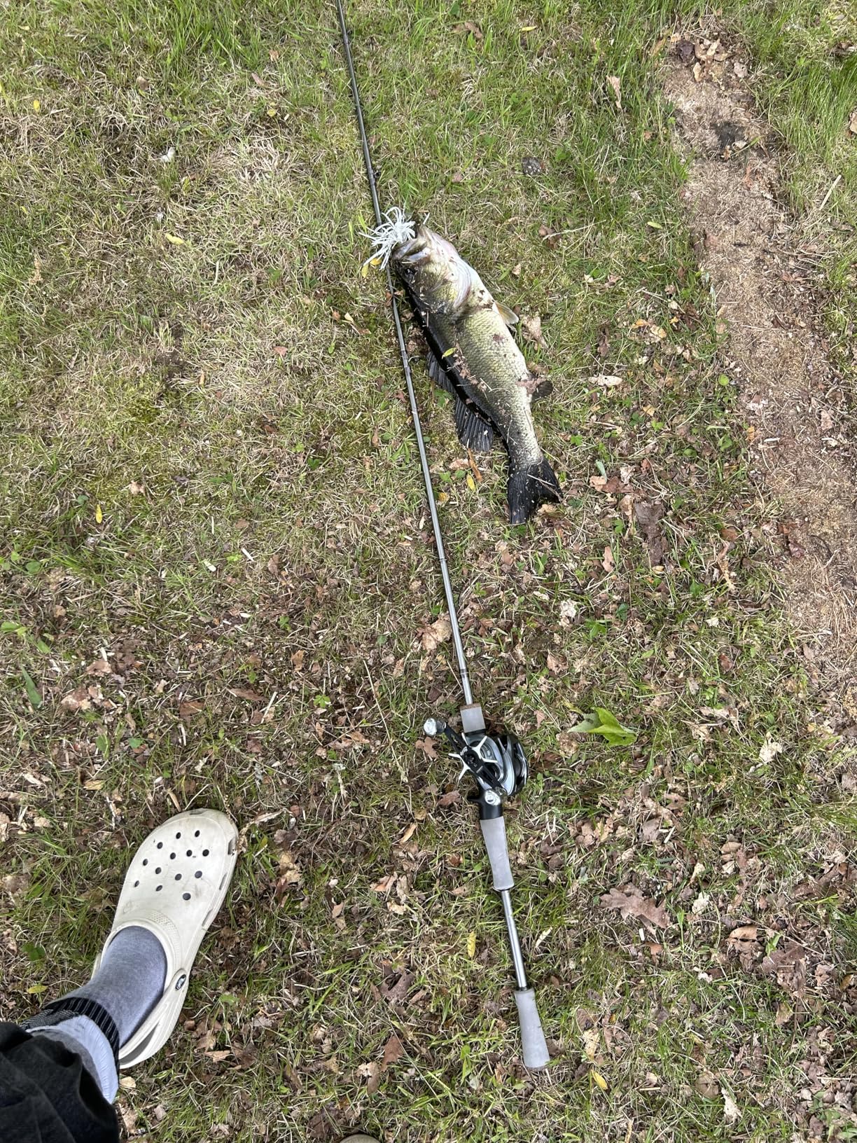 HANDING Pioneer Fishing Rod 2-Piece Baitcaster Rod & Spinning Rod | Ideal for Bass Trout Walleye Freshwater All-Purpose Rod. 24T Carbon Fiber EVA Handle Titanium Oxide Guide Rings customer photo 2