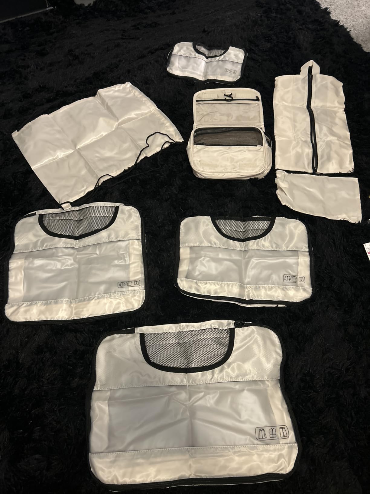 Veken 8 Set Packing Cubes for Travel Essentials, Suitcase Organizer Bags in 4 Sizes, Carry-On Luggage Accessories with Laundry Bag, Airplane Must Have, Gifts for Women Men customer photo 1