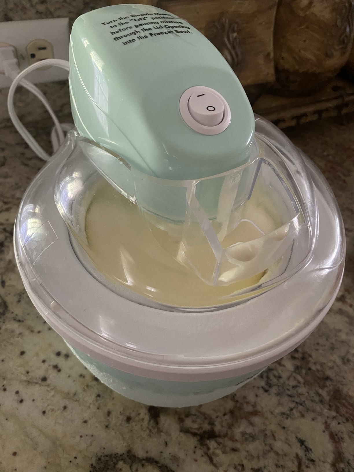 Americana Collection Elite Pint Perfect EIM1205M 1 Pint Ice Cream Maker Freezing Mug, Frozen Yogurt, Sorbet, Gelato Treat, Recipes, Mint customer photo 1