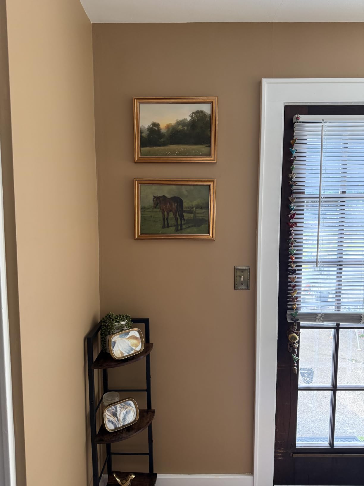 VIYYIEA Vintage Gold Framed Wall Art - Hummingbird Sketch, 8x10 IN customer photo 1