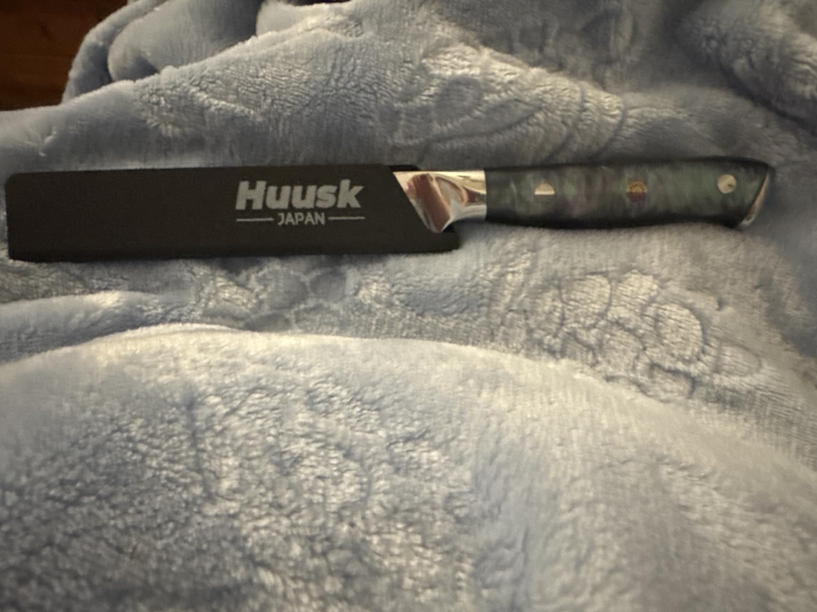 Huusk Japanese Santoku Knife 7