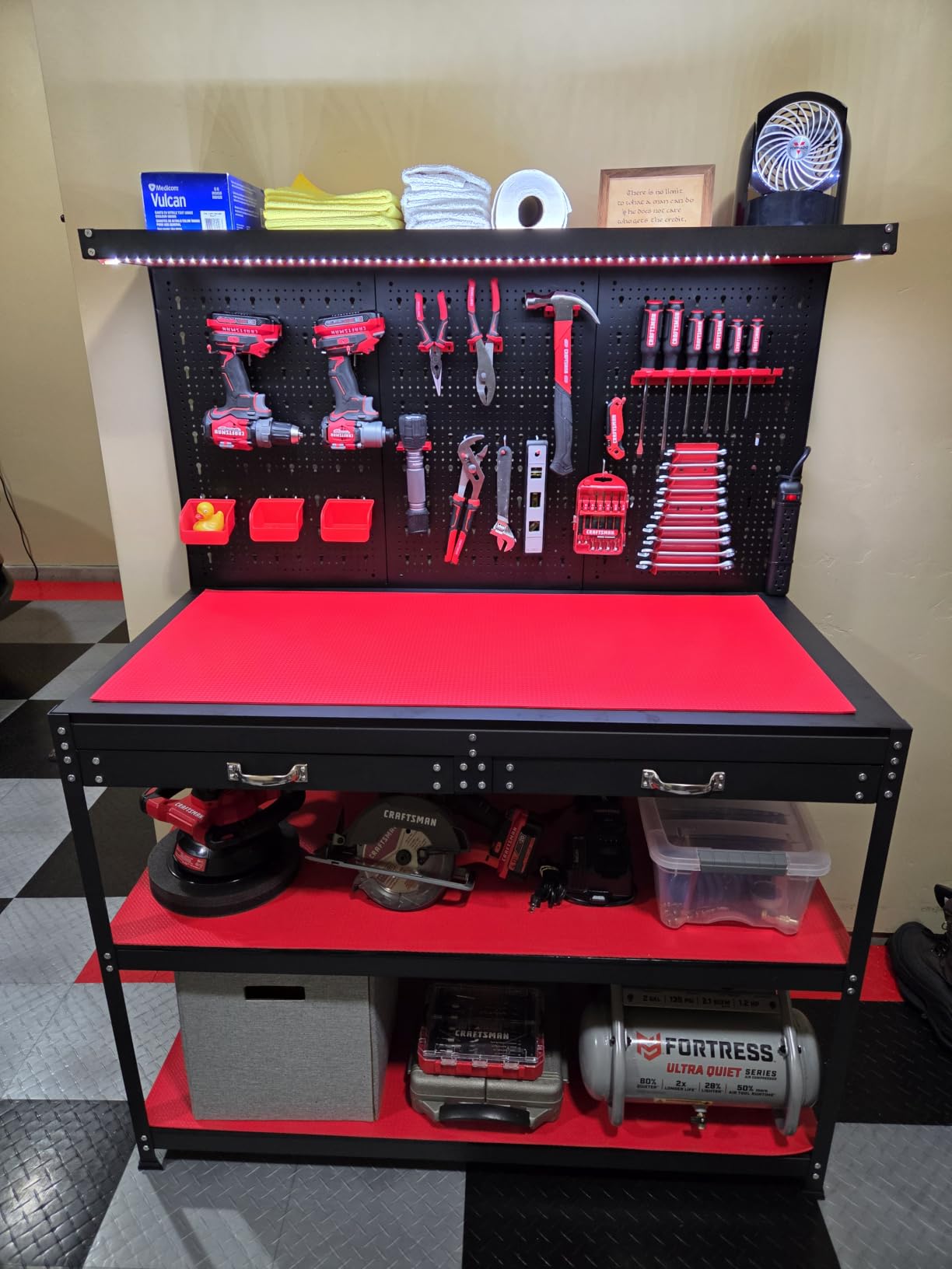 Goplus Workbench with Drawer, 32