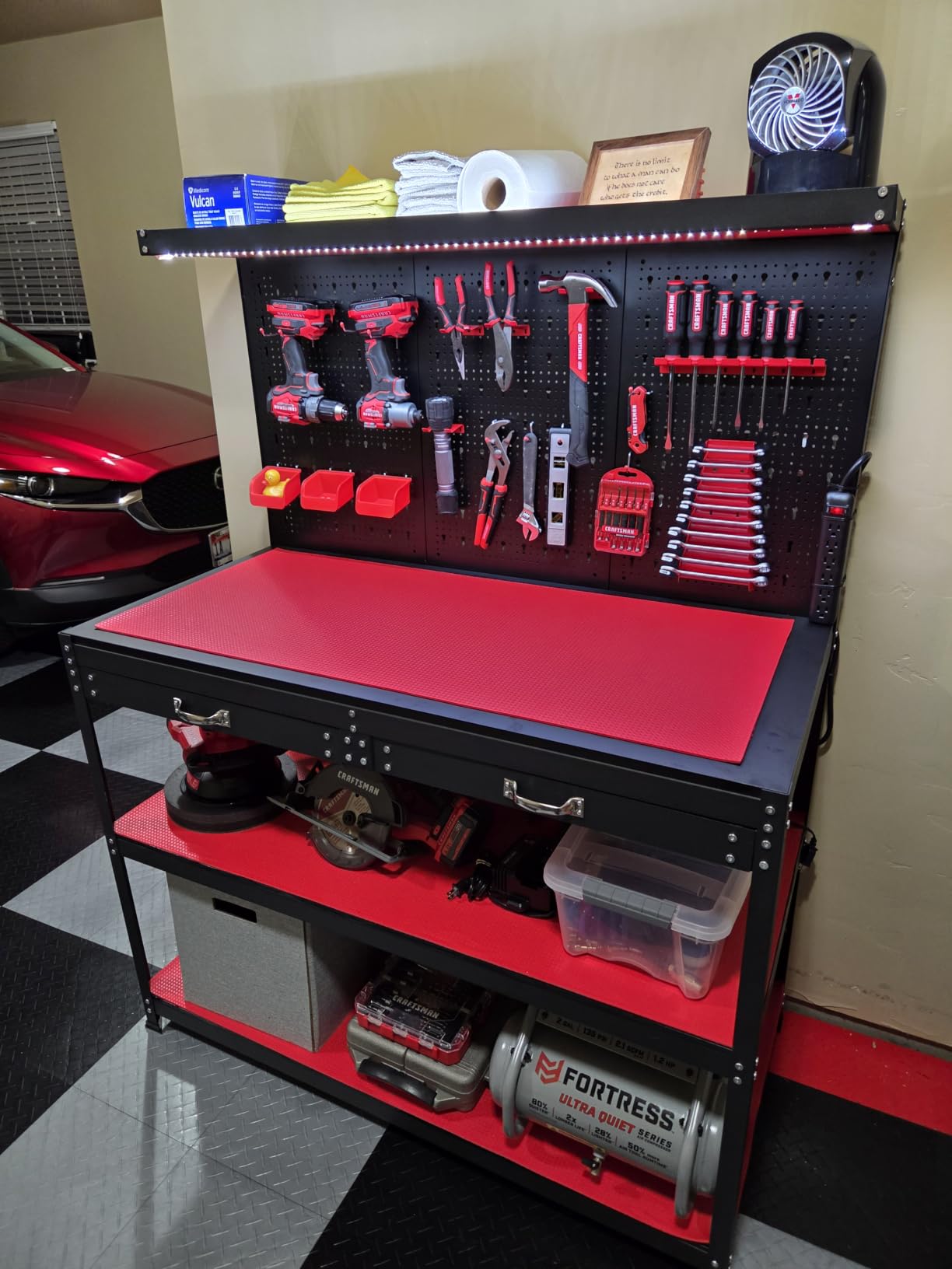 Goplus Workbench with Drawer, 32
