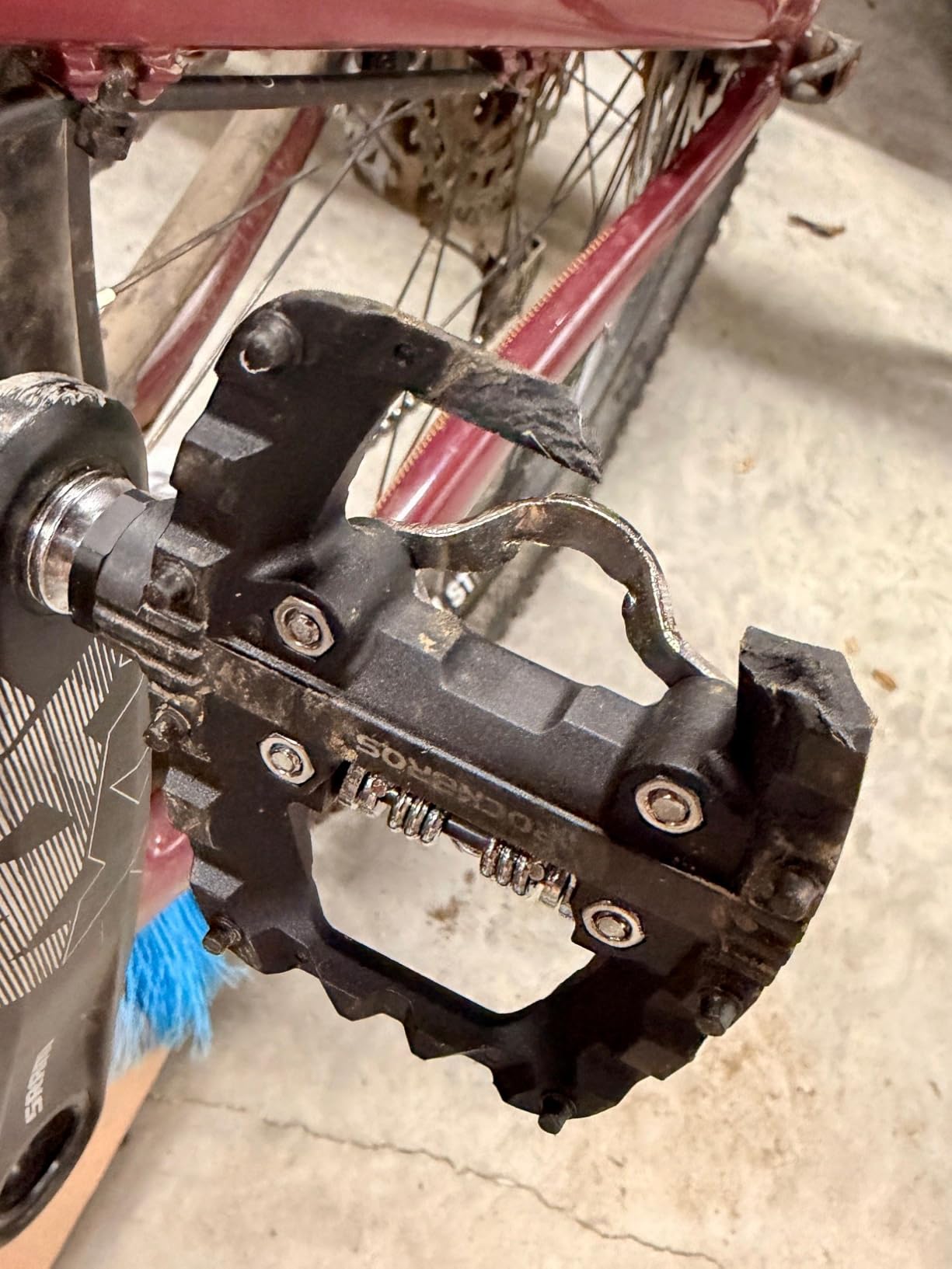 ROCKBROS SPD MTB Pedals Dual Function Clipless Flat Bike Pedals - Sealed Bearings for Trail and Outdoor Cycling customer photo 2