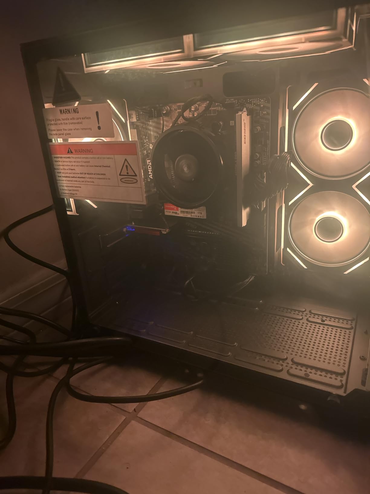 YAWYORE Gaming PC Desktop Computer AMD R5 5600GT 16GB 1TB NVMe Towers WiFi customer photo 1
