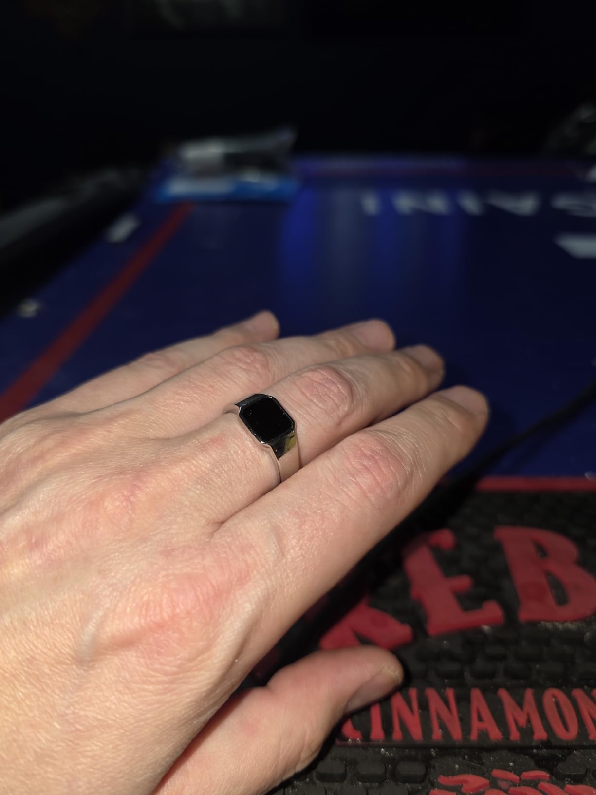 The Gentleman's Ring Men's Stainless Steel Signet Ring customer photo 1