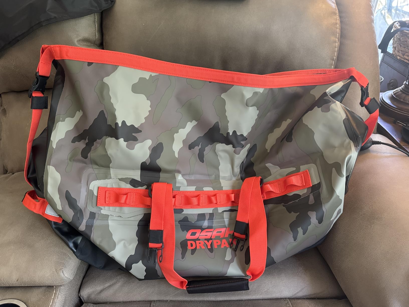 Waterproof Duffel Bag 25L/40L/60L - Heavy-Duty Motorcycle Tail Bag, Roll-Top Dry Bag for Travel, Camping, Boating, Kayaking, Outdoor Adventure customer photo 2
