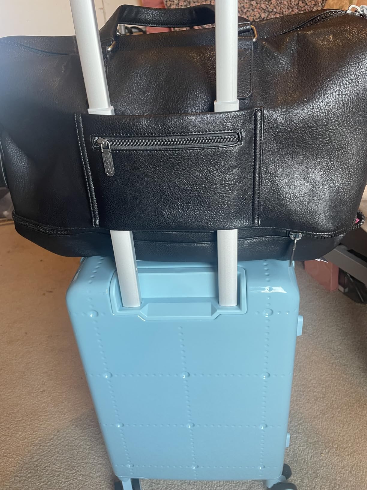 Wrangler Travel Duffel Bag Carry On Overnight Bag with Shoe Compartment Weekender Bag for Women WG253-5110CF customer photo 2
