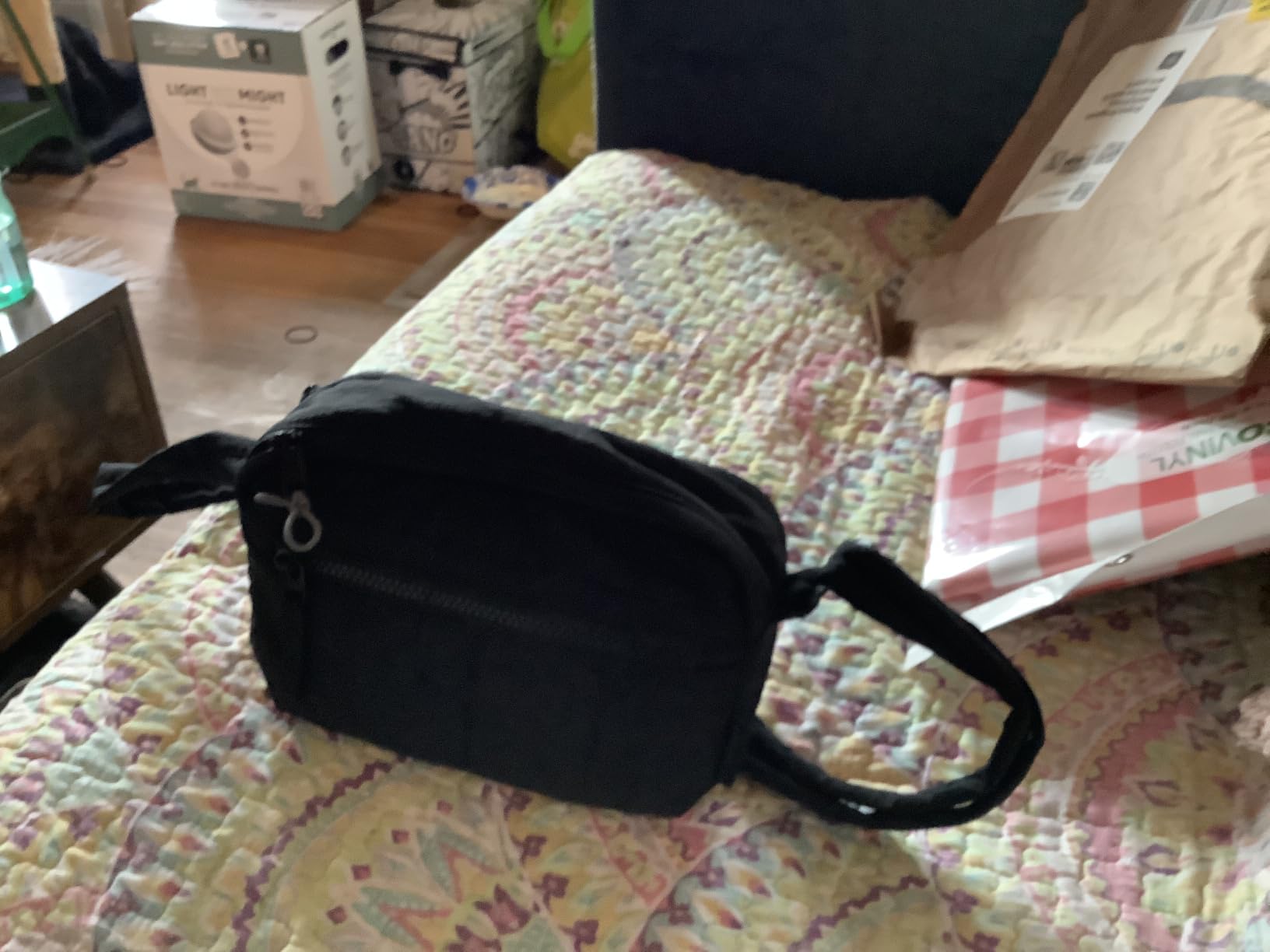 Cross Body Purse, Mini Crossbody Bags for Women Travel Purse, Puffy Shoulder Handbag Wallet with RFID Blocking Slots customer photo 2
