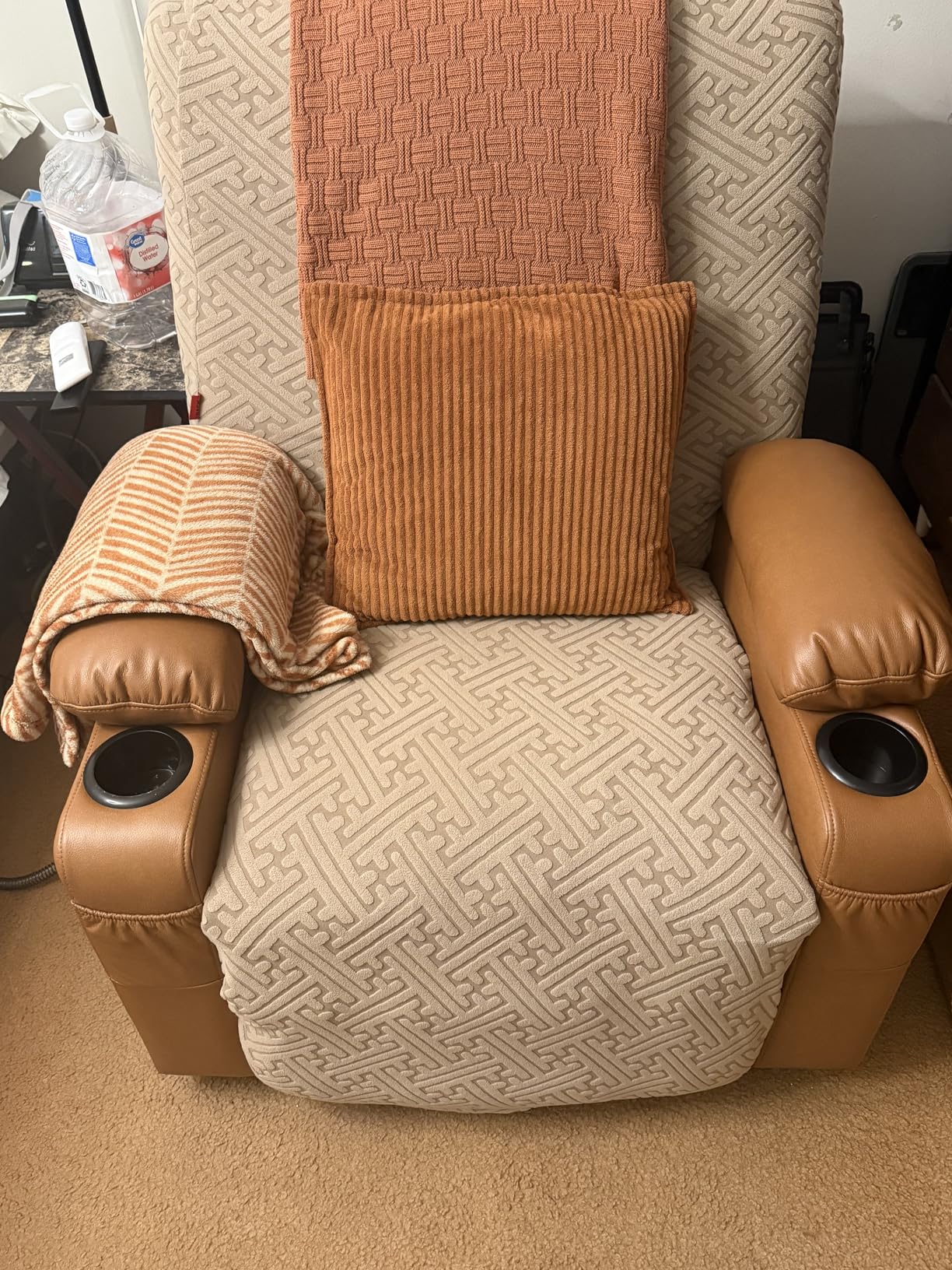Dual Motor Power Lift Recliner Chair for Elderly with Massage and Heat, Oversized Lift Chair with Arm Storage, Lay Flat Lift Recliner for Adults, Big Tall, Infinite Position, Camel customer photo 2