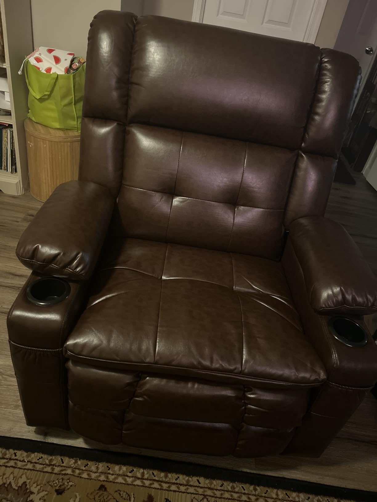 Dual Motor Power Lift Recliner for Elderly with Massage and Heat, Brown | Oversized Lift Recliner Chair with Arm Storage, Lay Flat Lift Recliner for Adults, Big Tall, Infinite Position customer photo 1