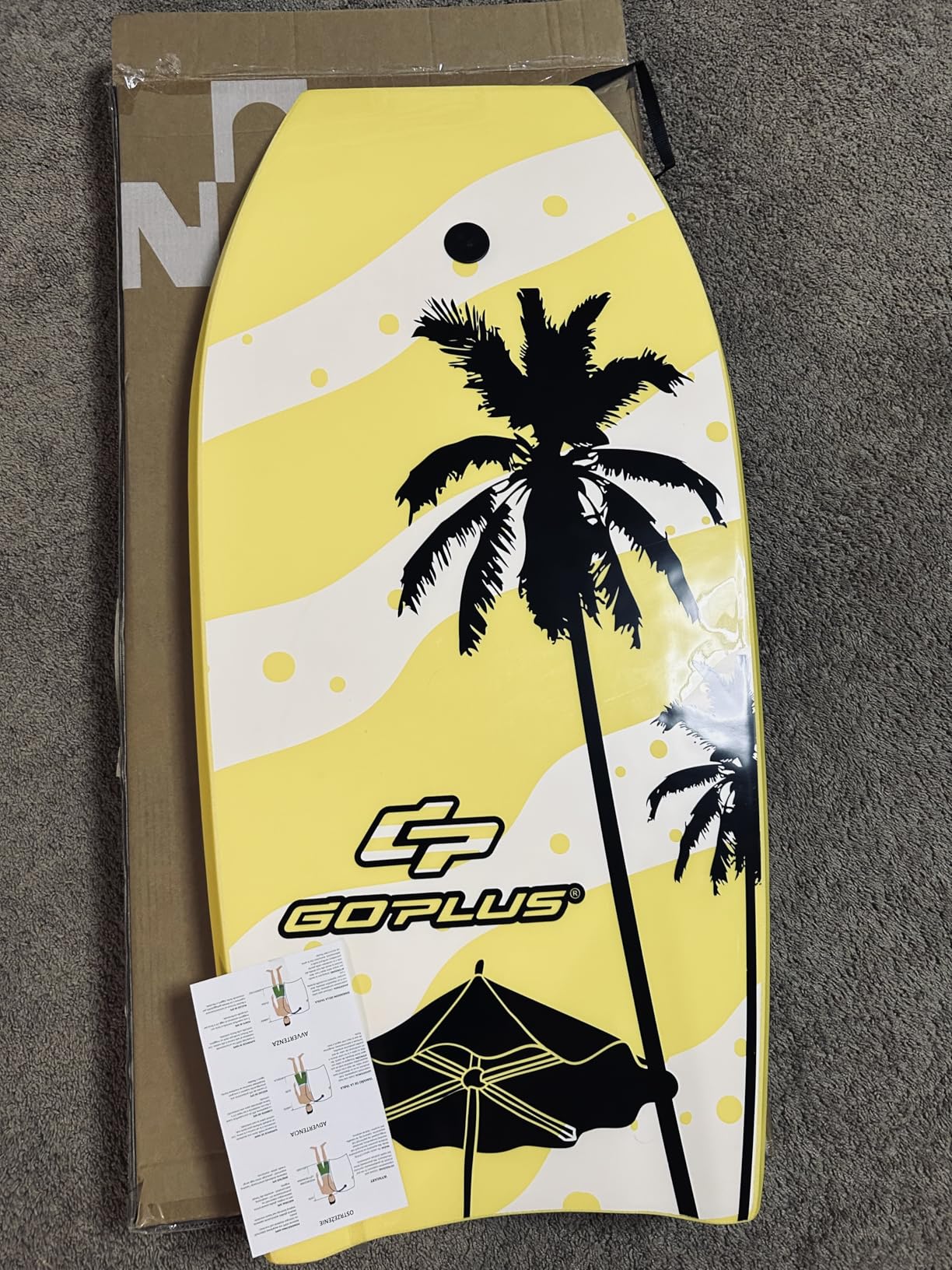 KOTEK 33/37/41 Inch Body Board with Wrist Leash, EPS Core, Dual Channel, HDPE Slick Bottom, Bodyboard for All Skill Levels & Wave Conditions customer photo 2