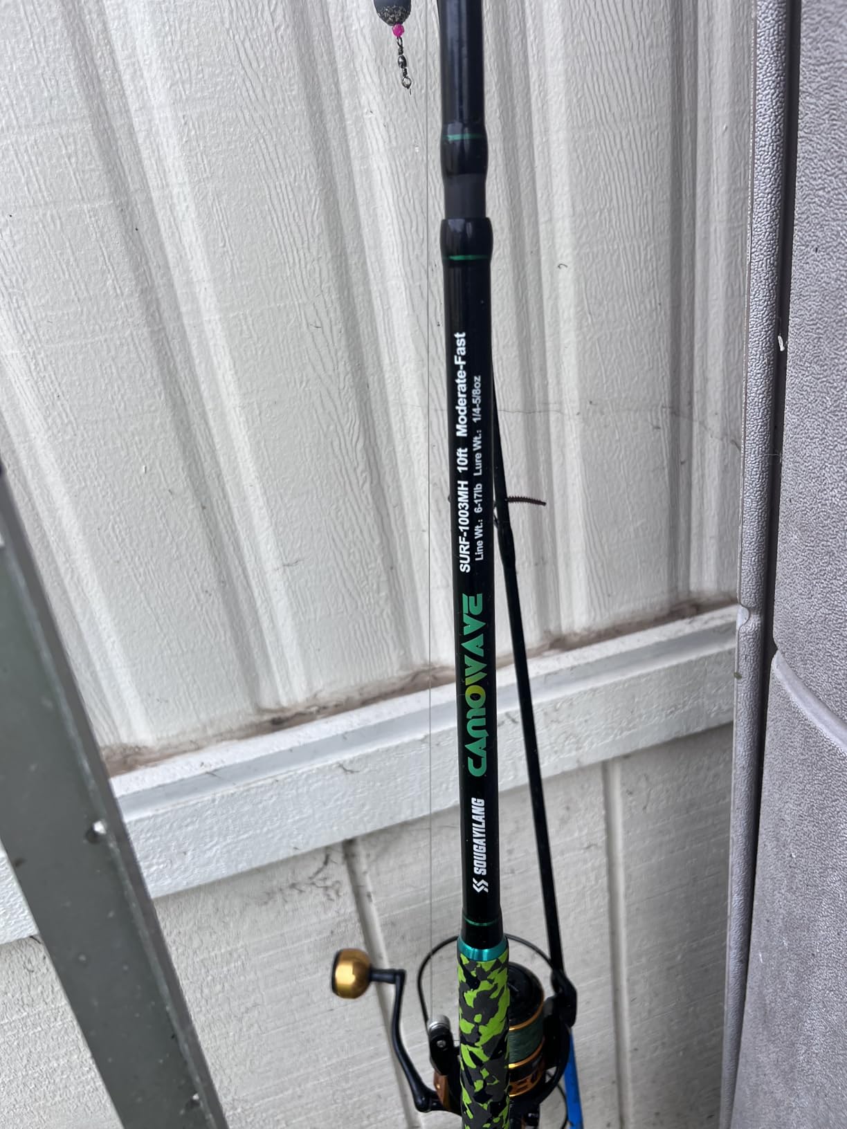 Sougayilang Surf Spinning Fishing Rod Carbon Travel Surf Rod M/MH 3 Piece Spinning Fishing Rod 9'/10'/11'/12' customer photo 1