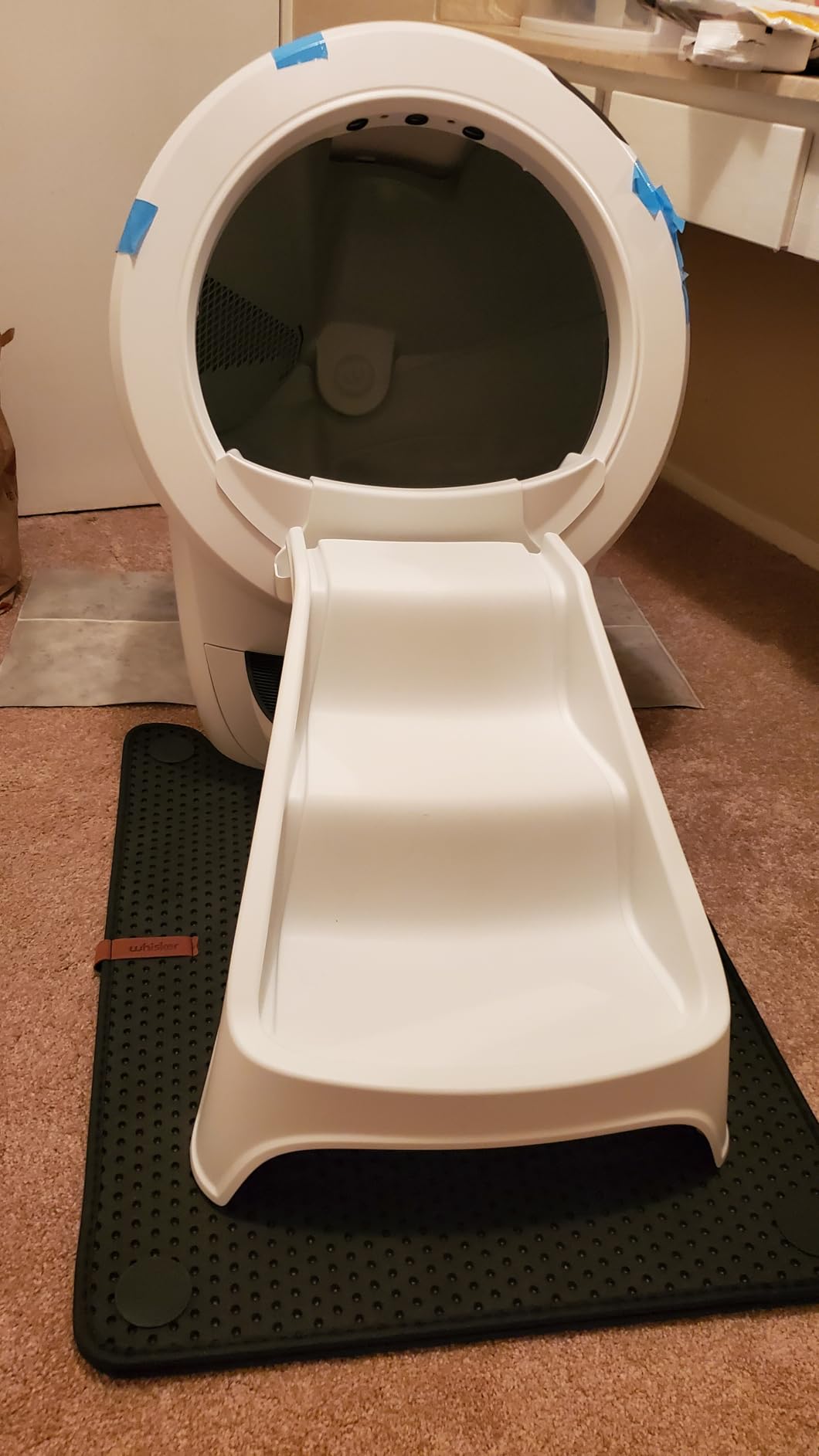 Litter-Robot 4 Supply & Accessory Bundle by Whisker, Black - Automatic Self-Cleaning Cat Litter Box, Includes Mat, 3 OdorTrap Packs, 10 Liners, 30 Wipes, & 2 Carbon Filters customer photo 1