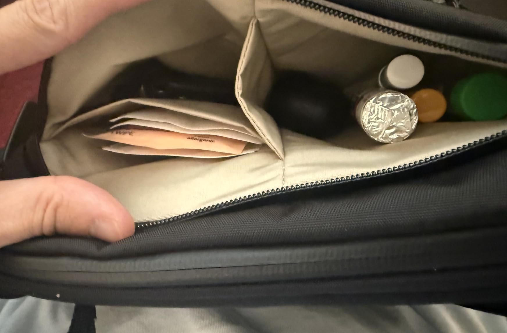 Transit Sling (5L travel crossbody bag with internal organization, adjustable strap, and weather-resistant design) customer photo 2