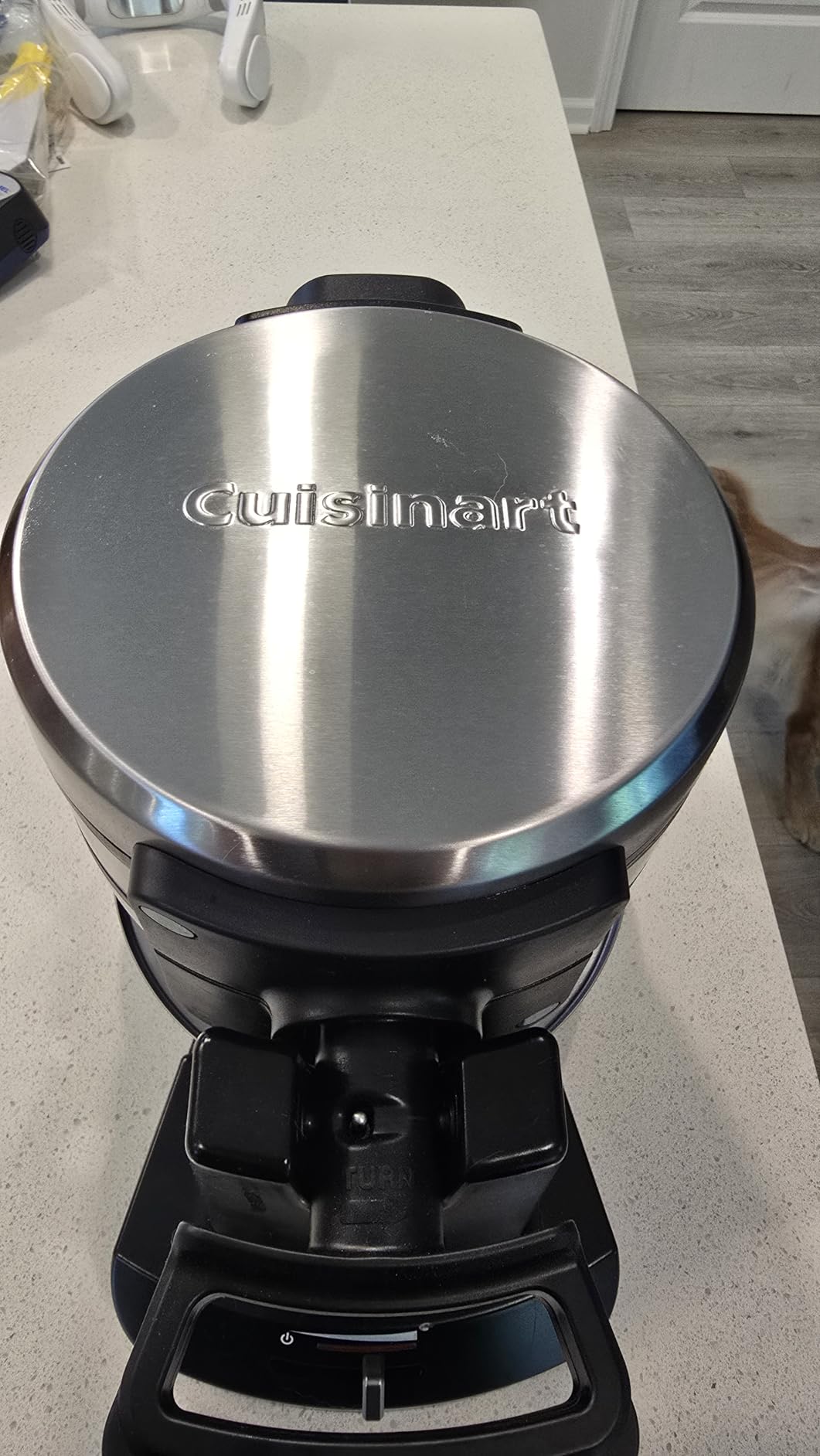 Cuisinart Double Flip Belgian Waffle Maker, Stainless Steel, 1400W customer photo 1