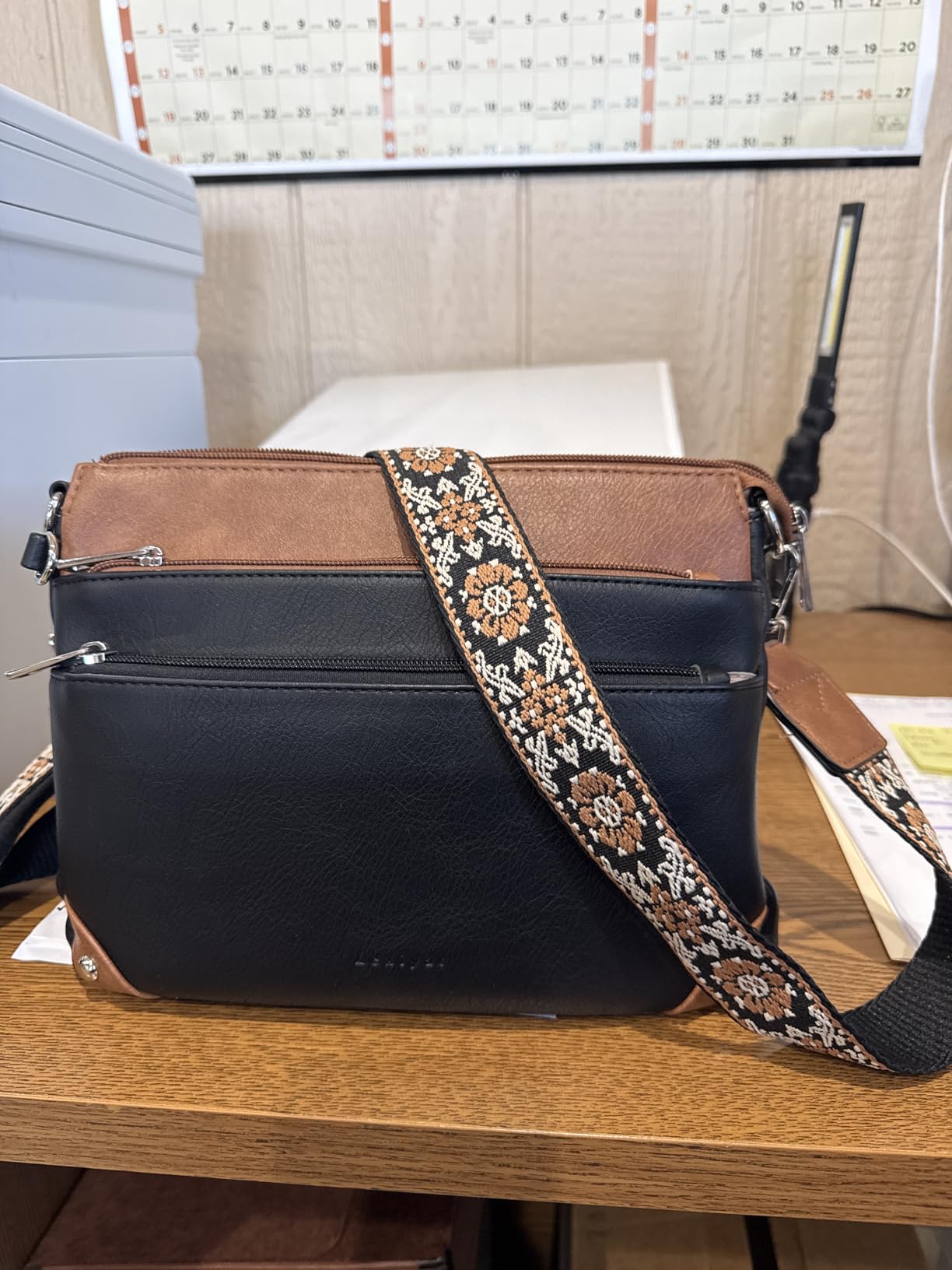 Crossbody Bags for Women Rfid Travel Crossbody Purses Leather Handbags Medium Shoulder bag with Adjustable Strap customer photo 2