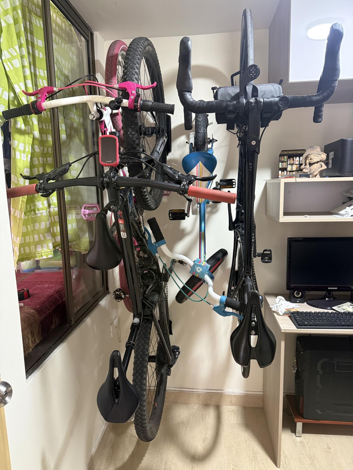 monTEK Swivel Bike Wall Mount for Fat Tire, Up to 4.5