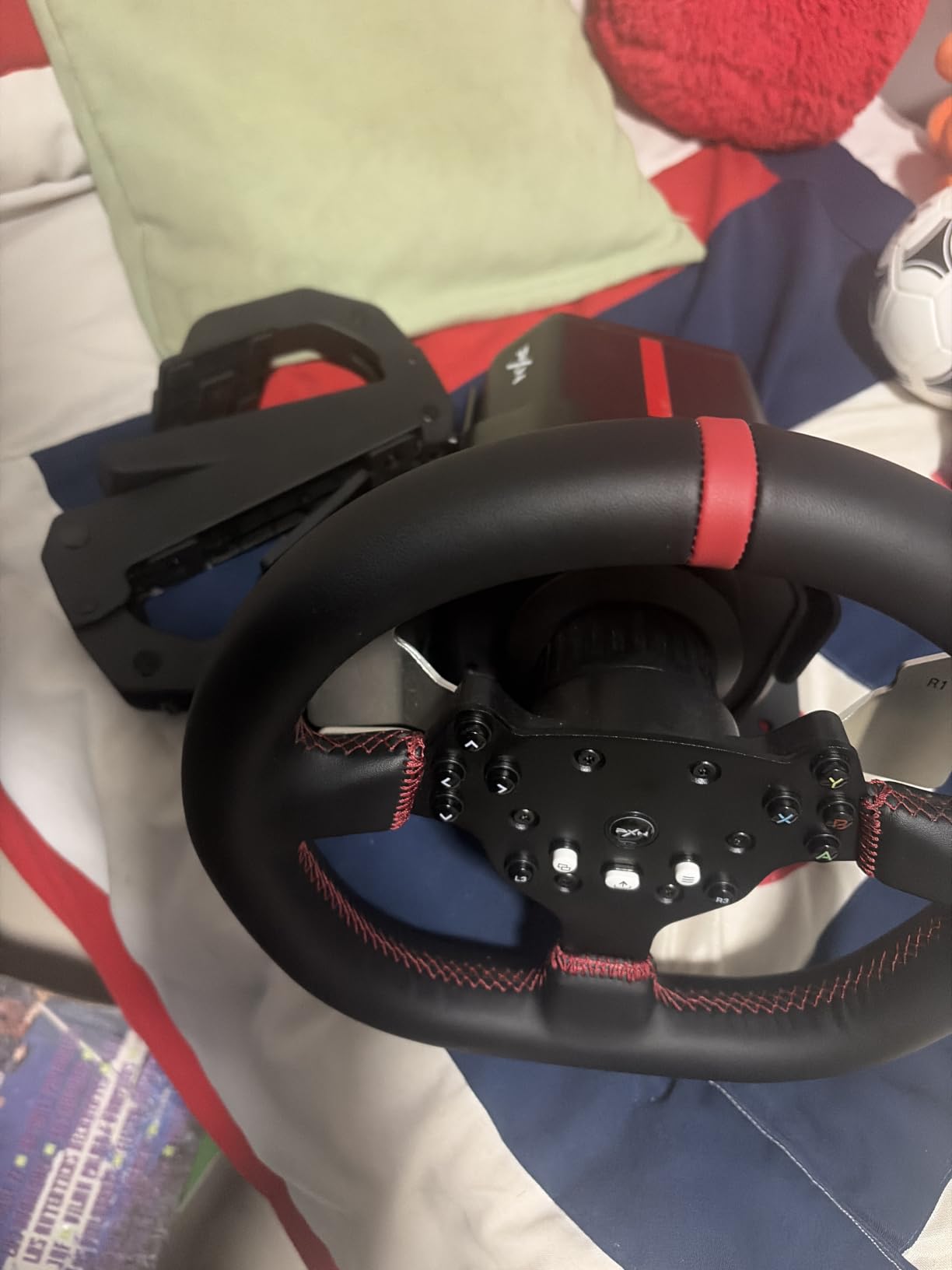PXN V10 Ultra Direct Drive Racing Wheel & Pedals, 3.2Nm Force Feedback | 10.6'', 4 Paddle Shifters, Hall Effect 2-Pedal Set - Gaming Steering Wheel for Xbox Series X|S, Xbox One, PS4 & PC customer photo 1