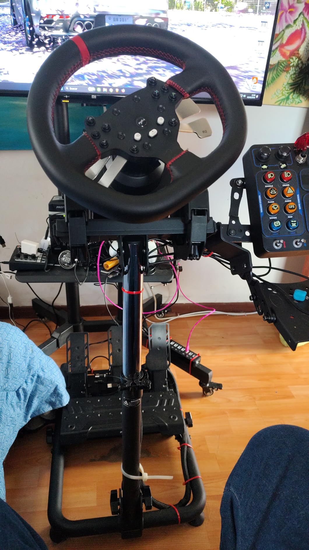PXN V10 Ultra Direct Drive Racing Wheel & Pedals, 3.2Nm Force Feedback | 10.6'', 4 Paddle Shifters, Hall Effect 2-Pedal Set - Gaming Steering Wheel for Xbox Series X|S, Xbox One, PS4 & PC customer photo 2