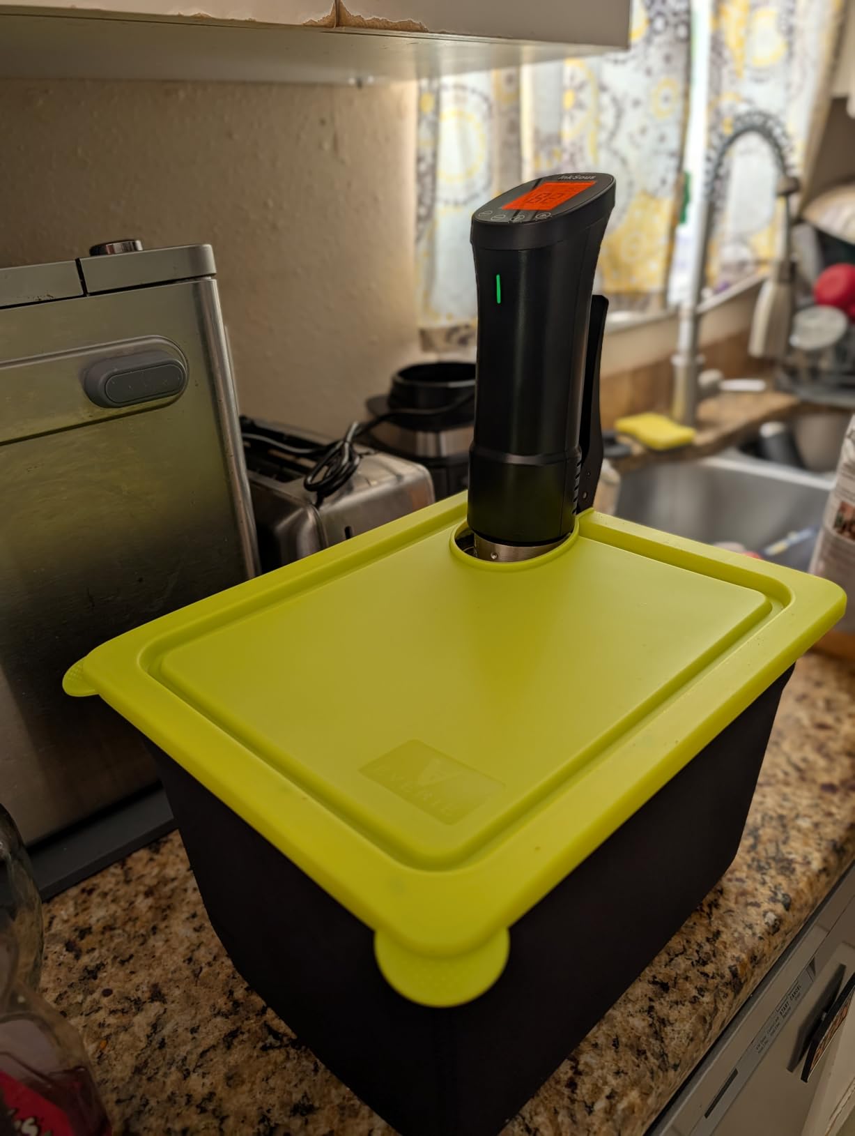 Sous Vide Cooker WiFi 2.4G, 1000W Sous Vide Machine ISSV-200-W with APP 18 Recipes, Timer Alarm, 1°F Precision, Calibration, Ultra-Quiet Thermal Immersion Circulator APP-Controlled customer photo 2