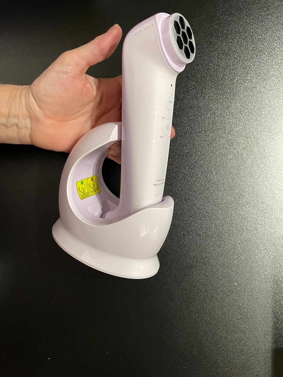DermRays Multi-Functional Microcurrent Device with 650nm Red Light, 4-in-1 Facial Toning Tool with Multi-Leading Tech for a Visibly Radiant & Youthful Appearance customer photo 1