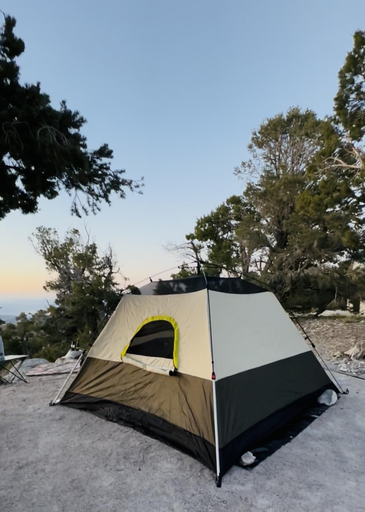 Camping Tent 2/3/4 Person Instant Pop Up Tents for Camping - 40s Automatic Easy Setup Tent with Rainfly, Double-Layer Waterproof & Windproof Instant Tents with Welcome Mat for Camping & Hiking customer photo 2