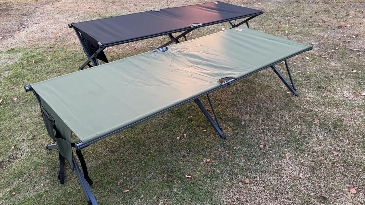 Join Nature Oversized Camping Cot Foldable for Adults, Supports 450 lbs, Fits Up to 6.9 ft, 82
