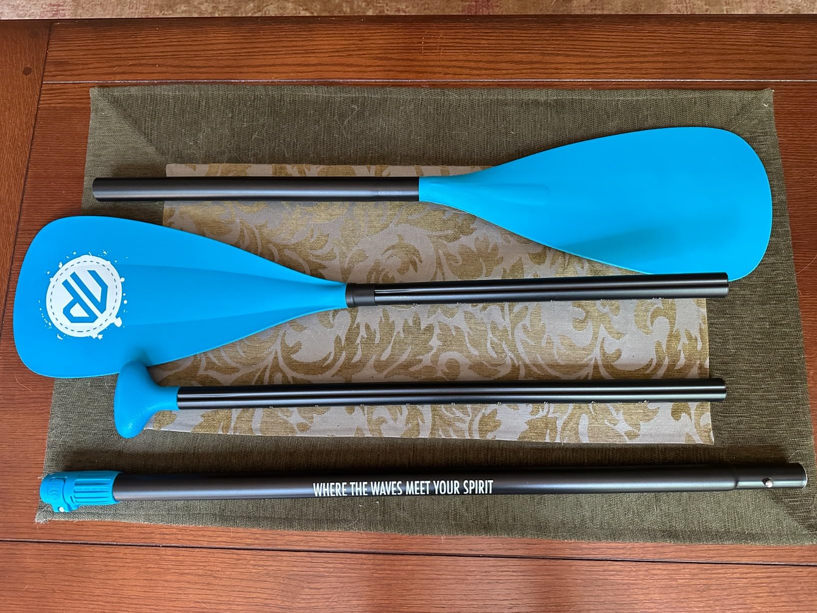 niphean 3/4-Piece Kayak Paddle, Adjustable Paddle Board Paddles, SUP Paddle | Lightweight and Durable, Detachable with Aluminum Alloy Shaft and Fiberglass Blade customer photo 1