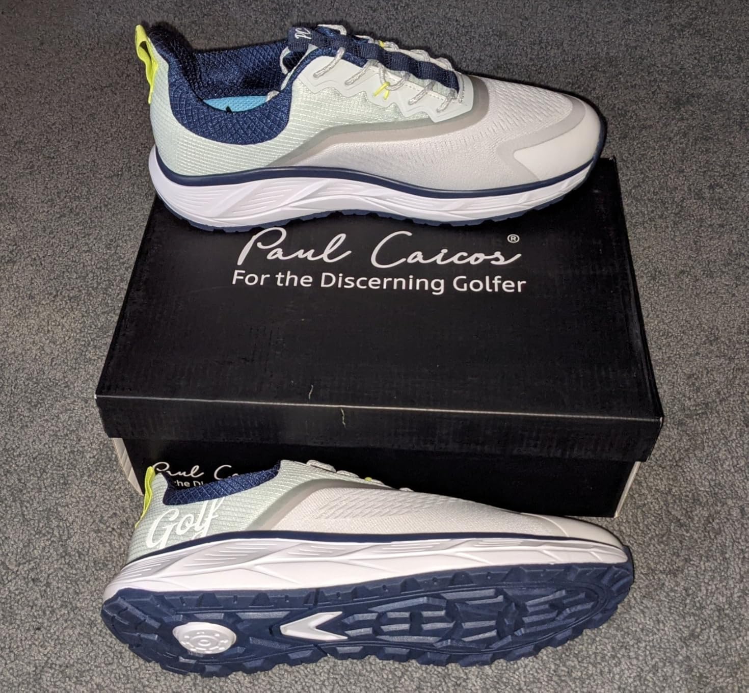 Men's Stratus Spikeless Golf Shoes with QuantaCloud Foam | Unrivaled Cloud-Like Cushioning for All-Day Walking | Premium All-Weather Upper | Course-to-Clubhouse Versatility customer photo 2