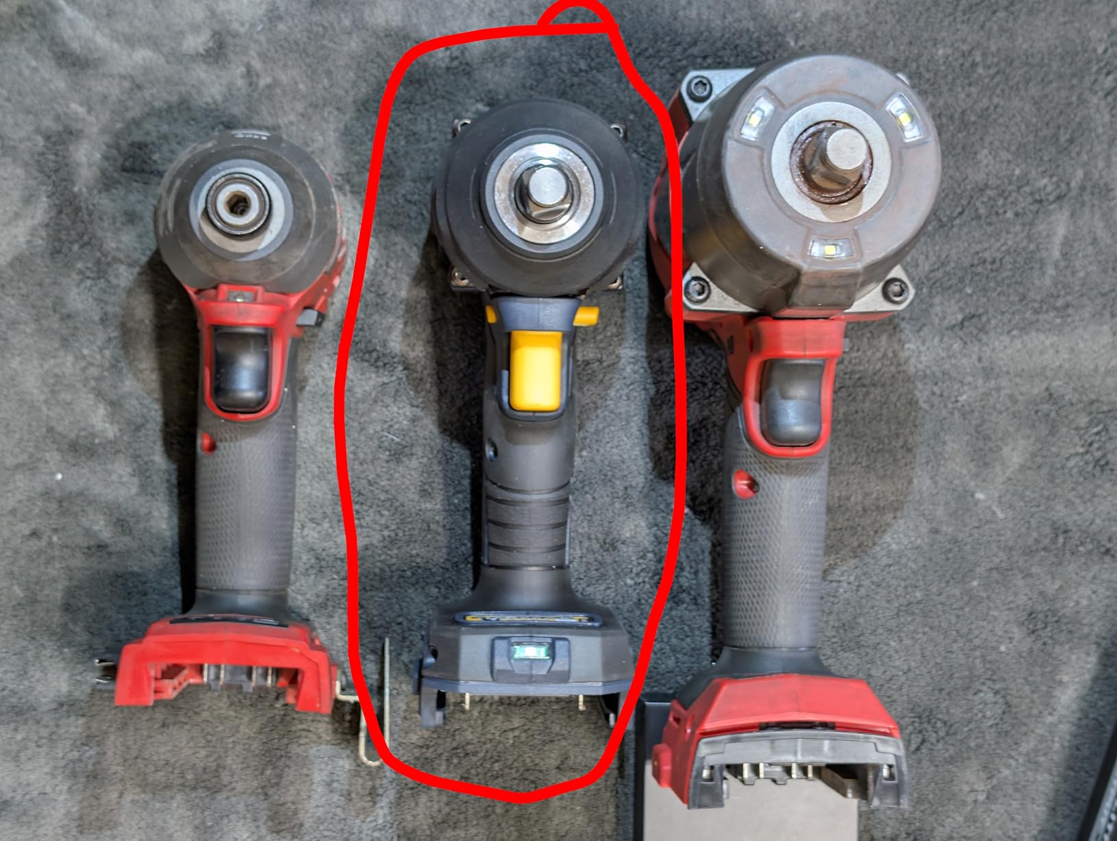 JESIMAIK Cordless Impact Wrench 1200N (900Ft-lbs) 1/2'' High Torque Impact Wrench with 2x4.0Ah Batteries, Impact Gun with 4 Impact Modes & 5 Sockets & Case for Car, Truck, Mower customer photo 2