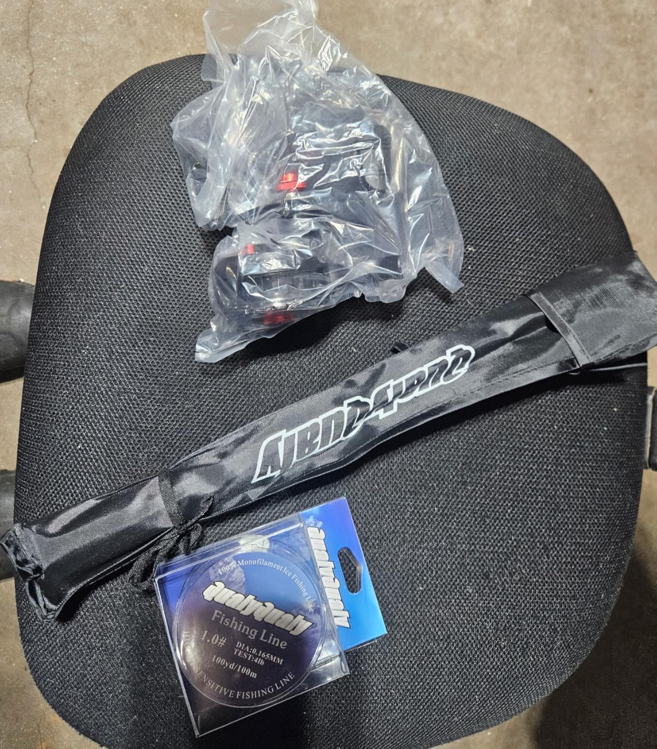 QualyQualy Ice Fishing Rod and Reel Combo 24 inch M/ML Inline Ice Fishing Combos 2 Different Tips for Walleye Perch Panfish and Trout customer photo 1